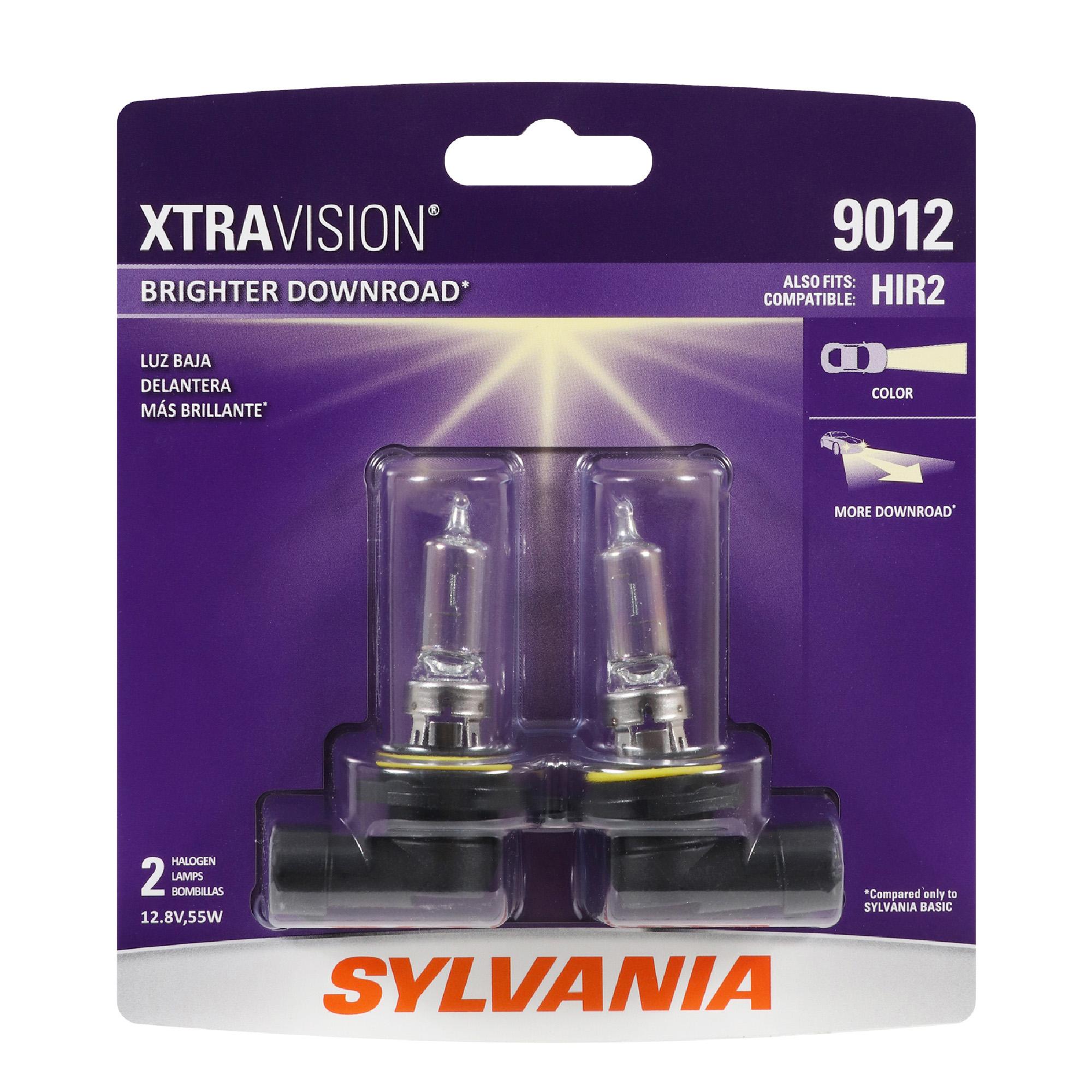 Sylvania XtraVision Halogen Light Bulb 2 Pack 9012XV-2 for Jeep
