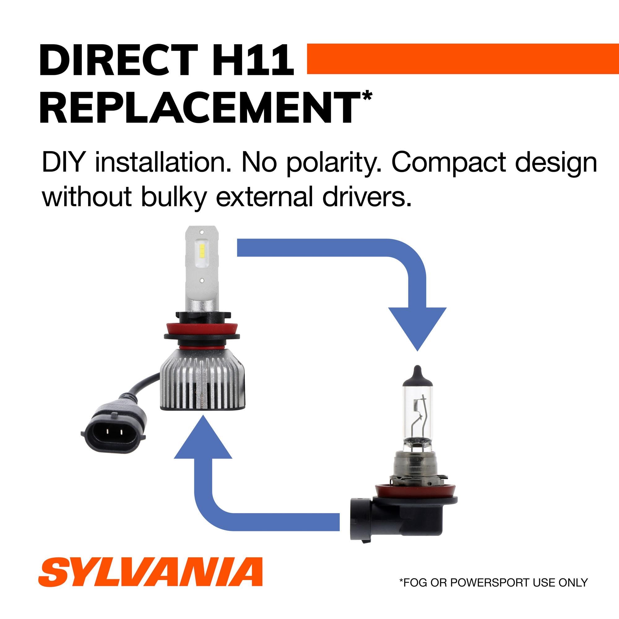 Sylvania Bulb H11LEDSP | AutoZone Sylvania Bulb H11LEDSP | AutoZone