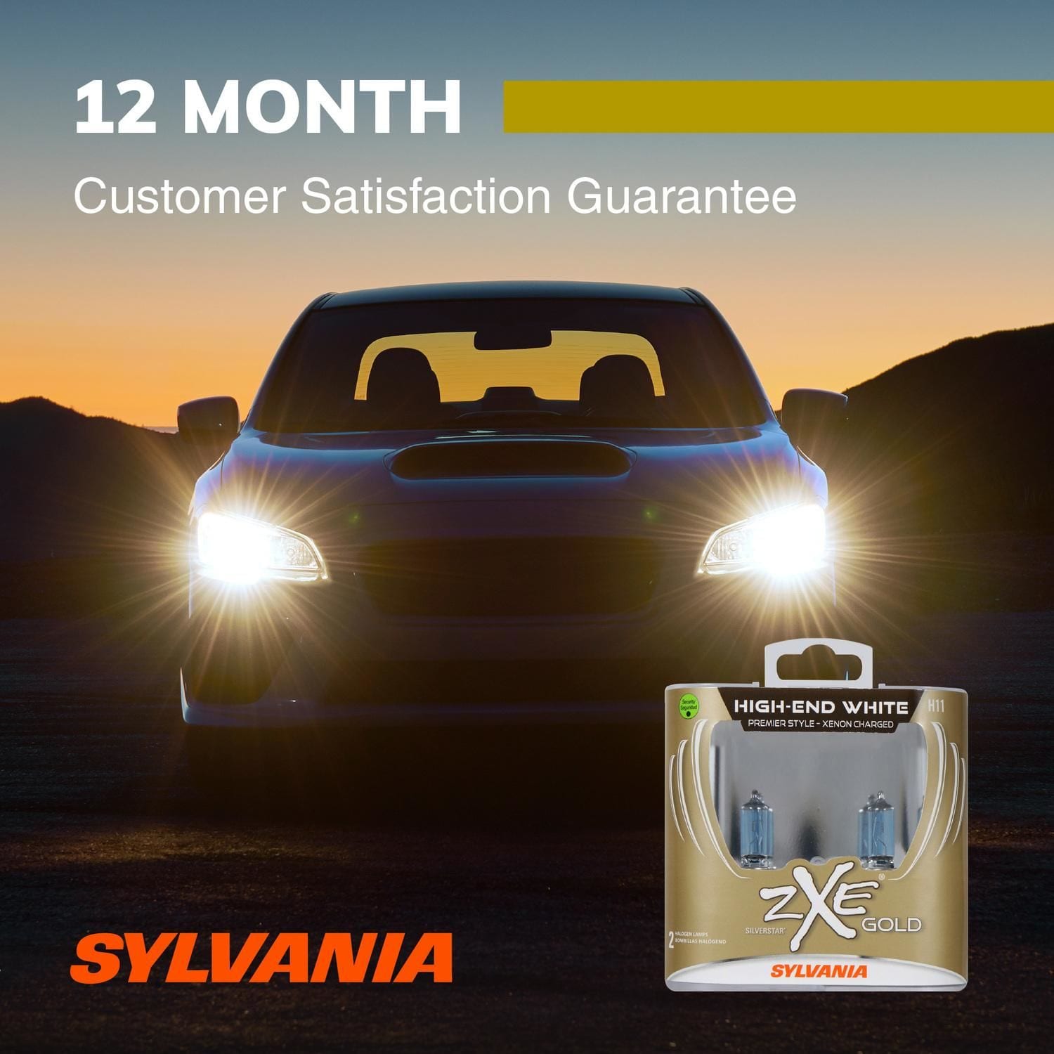 Sylvania SilverStar zXe Bulb H11SZGOLD-2