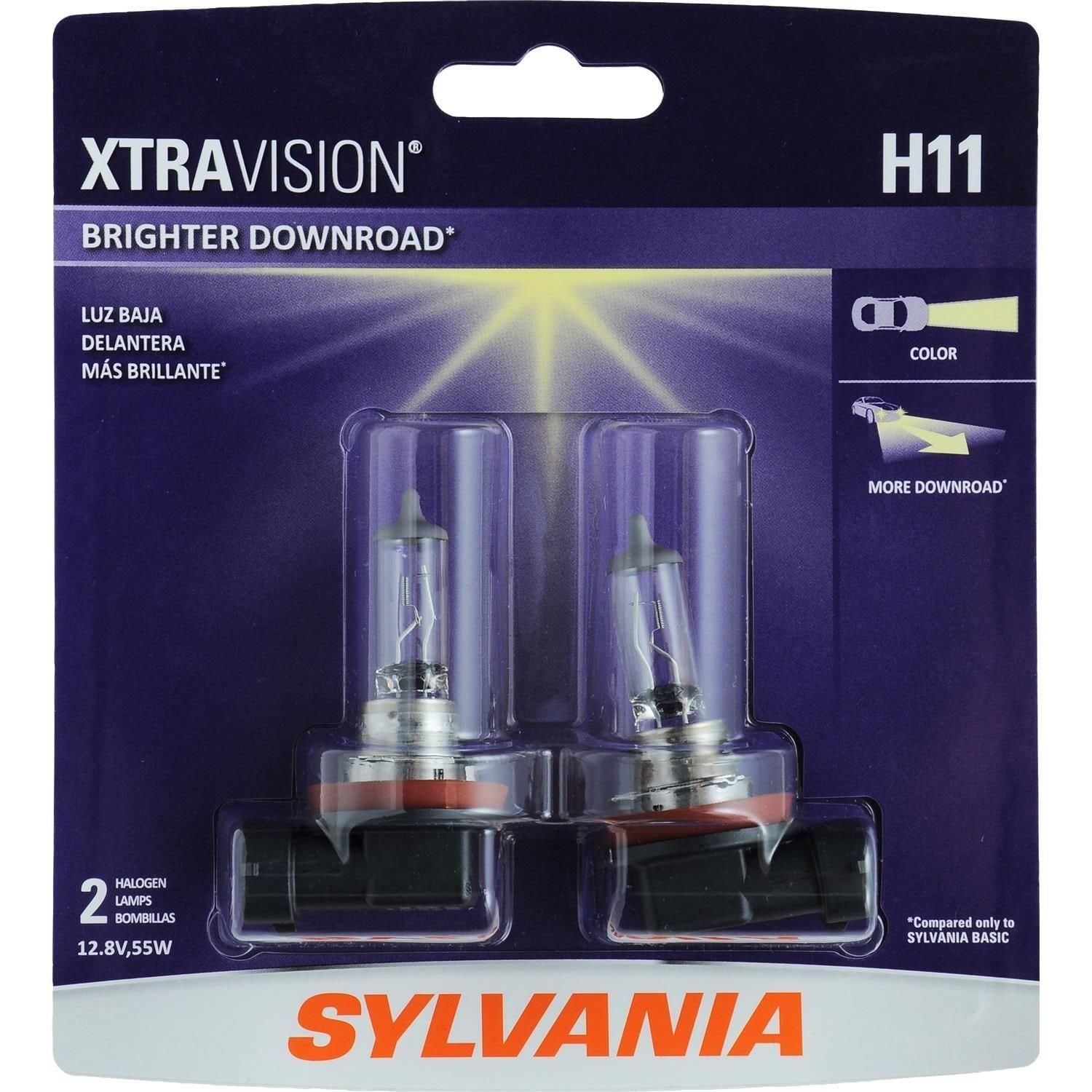 Sylvania XtraVision Headlight Bulb H11XV-2 | AutoZone