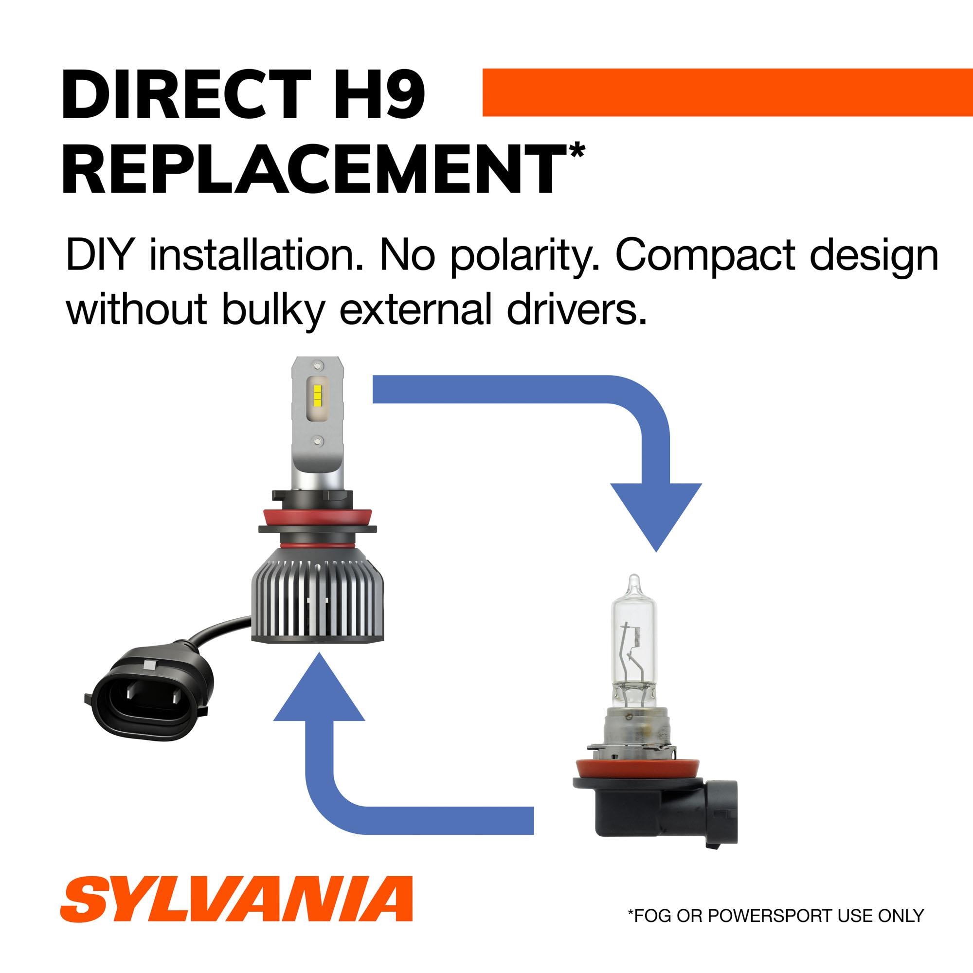Sylvania LED Bulb H9LEDSPBX2 | AutoZone