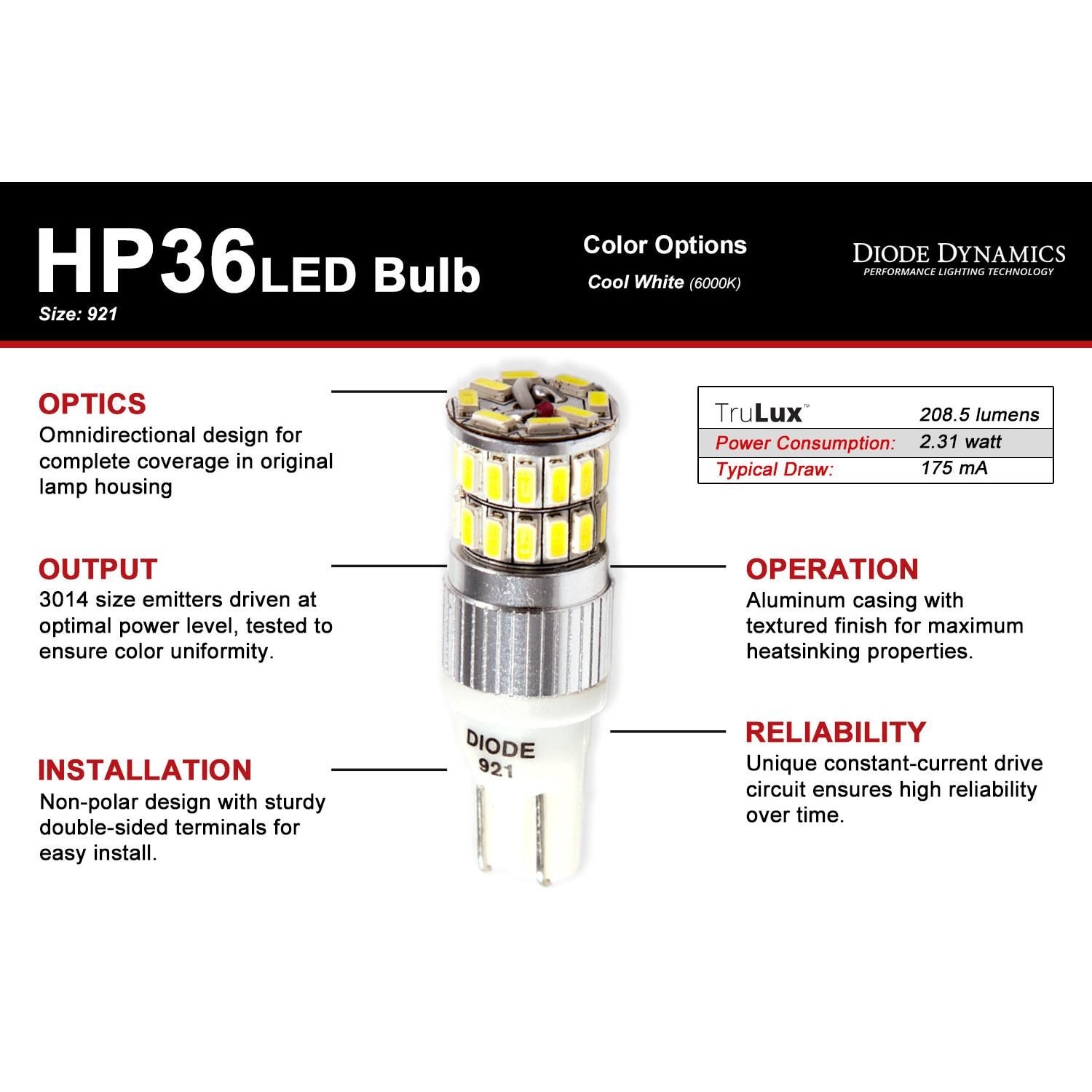 Diode Dynamics Bulb DD0143P for Dodge Ram 1500