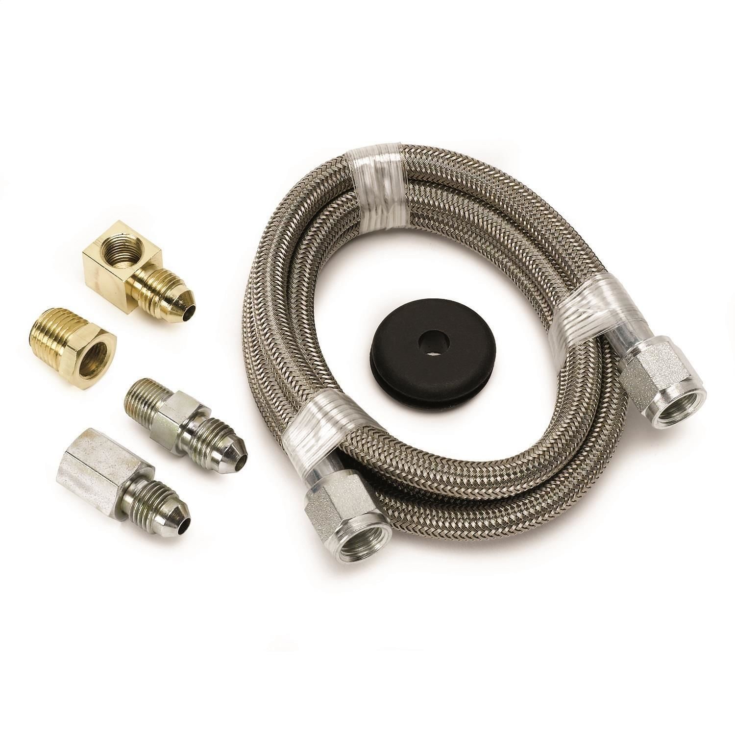 AutoMeter 4ft No. 4 Stainless Steel Braided Hose | AutoZone
