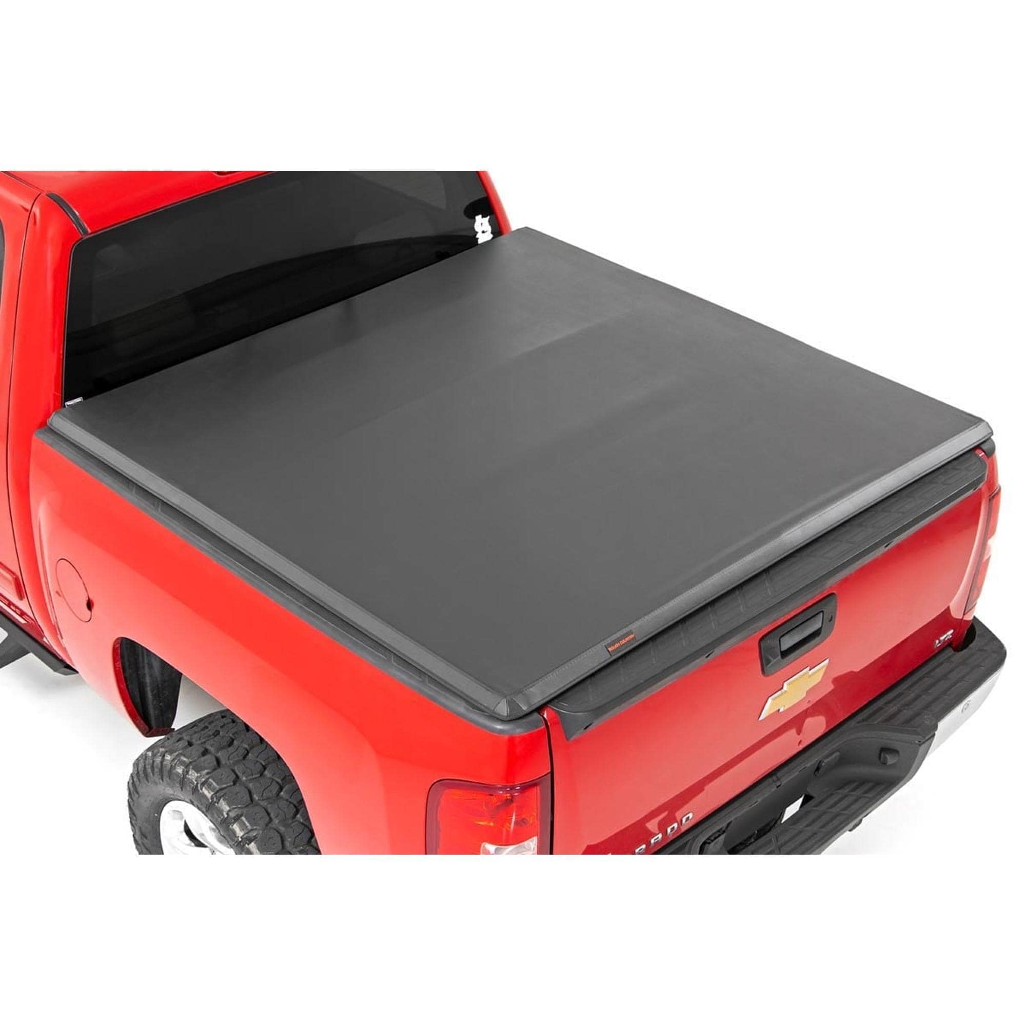Rough Country Soft Fold-Up Tonneau Cover 41207650A | AutoZone