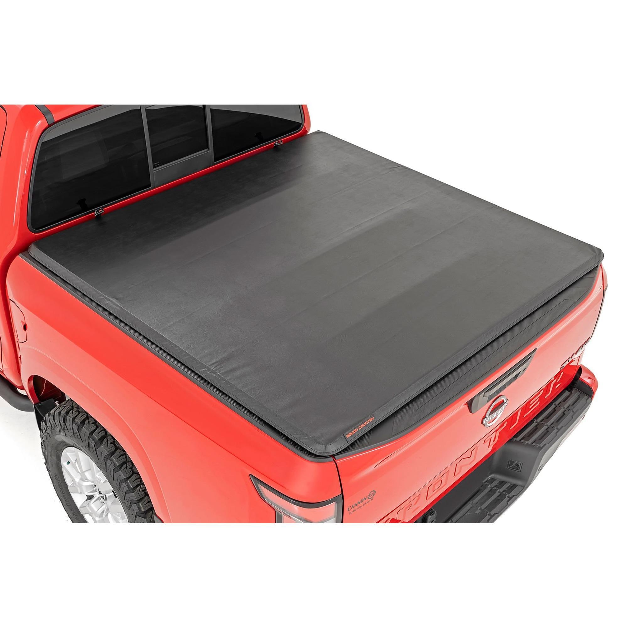 Rough Country Soft Fold-Up Tonneau Cover 41805522A | AutoZone