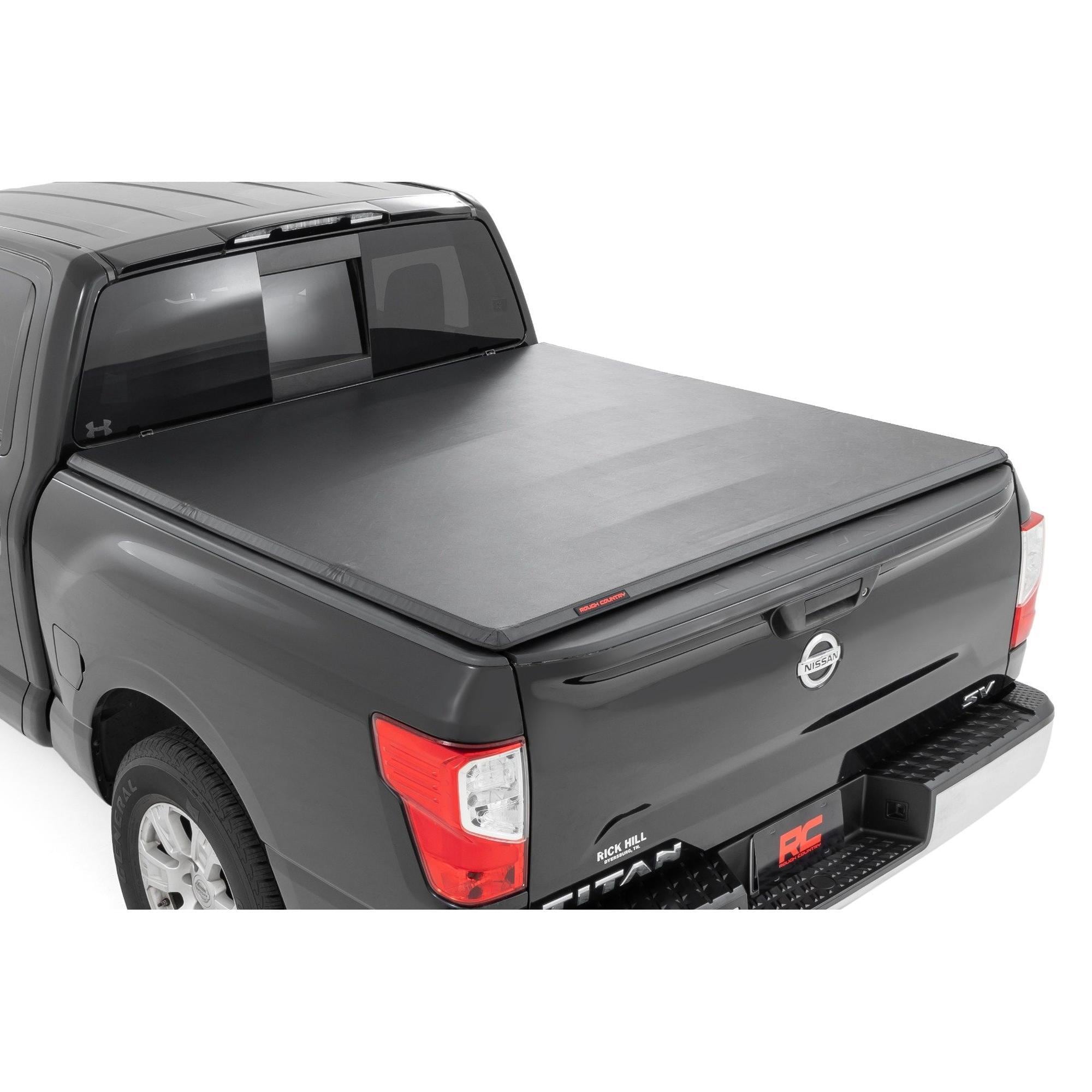 Rough Country Soft Fold-Up Tonneau Cover 41816555A | AutoZone