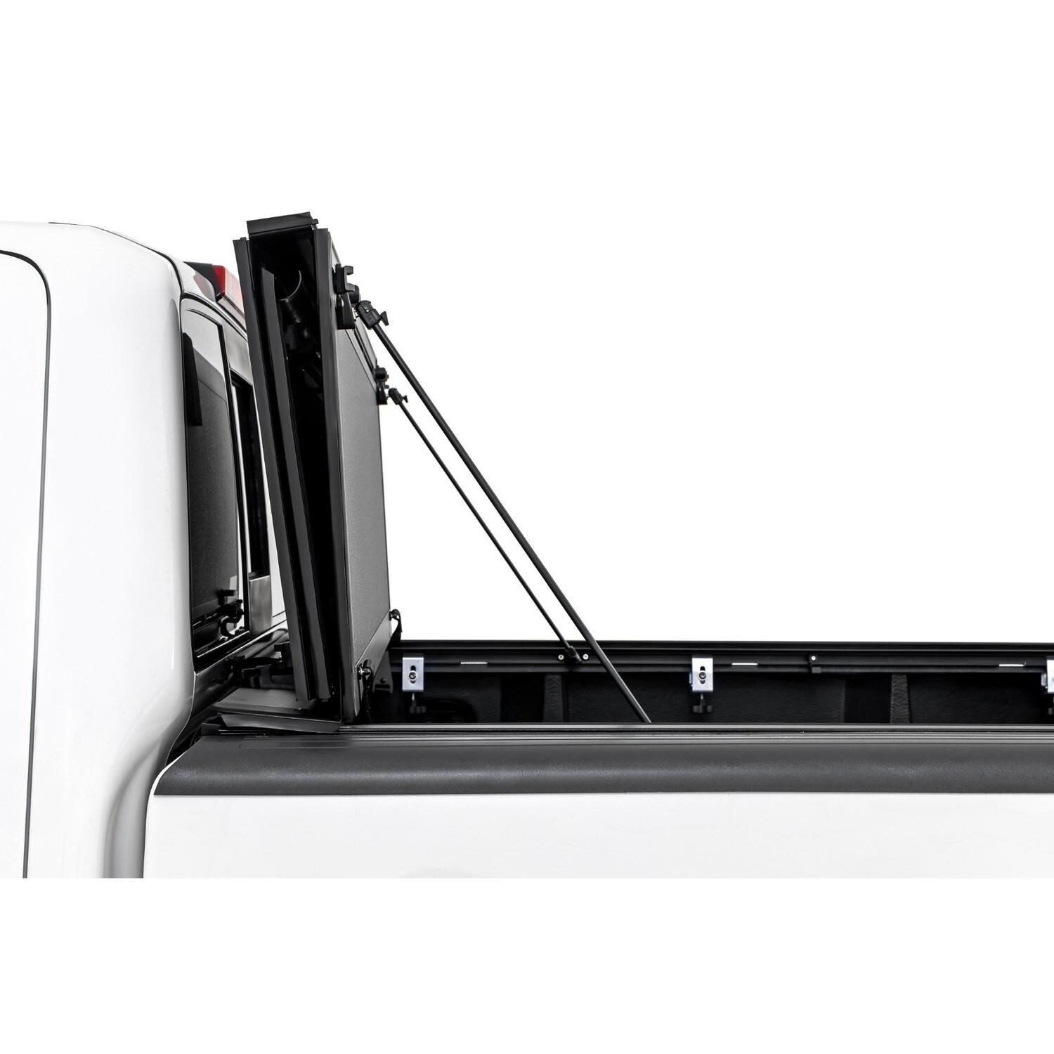 thumbnail image 2 of Soft Vinyl Roll Up Tonneau Cover For 2005-2023 Nissan Frontier 5ft Bed - No Drill Clamps 2 of 6