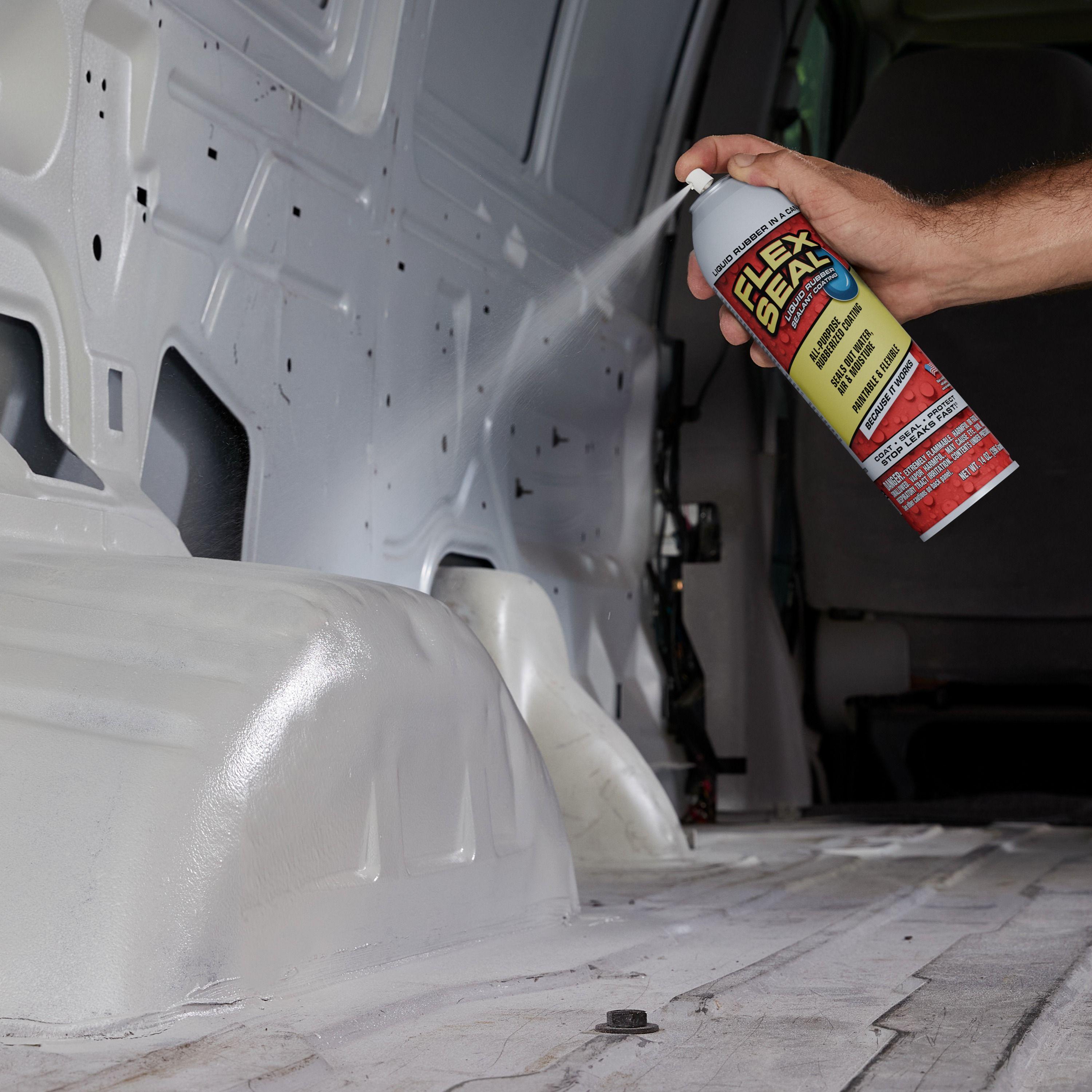 Flex Seal - Liquid Rubber Sealant Coating, White Aerosol 14oz