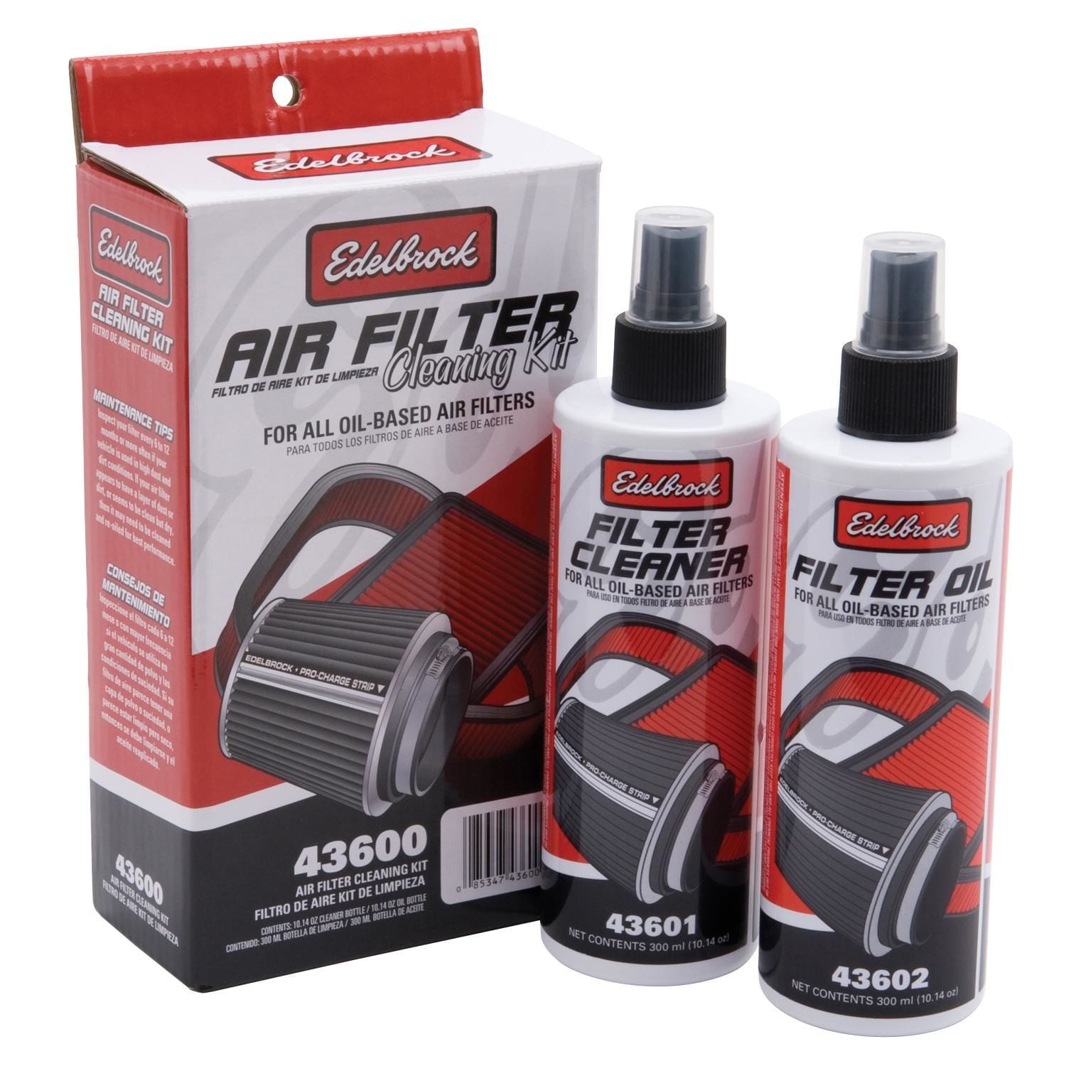 Edelbrock Pro-Charge Air Filter Cleaner And Air Filter Oil for GMC Sonoma