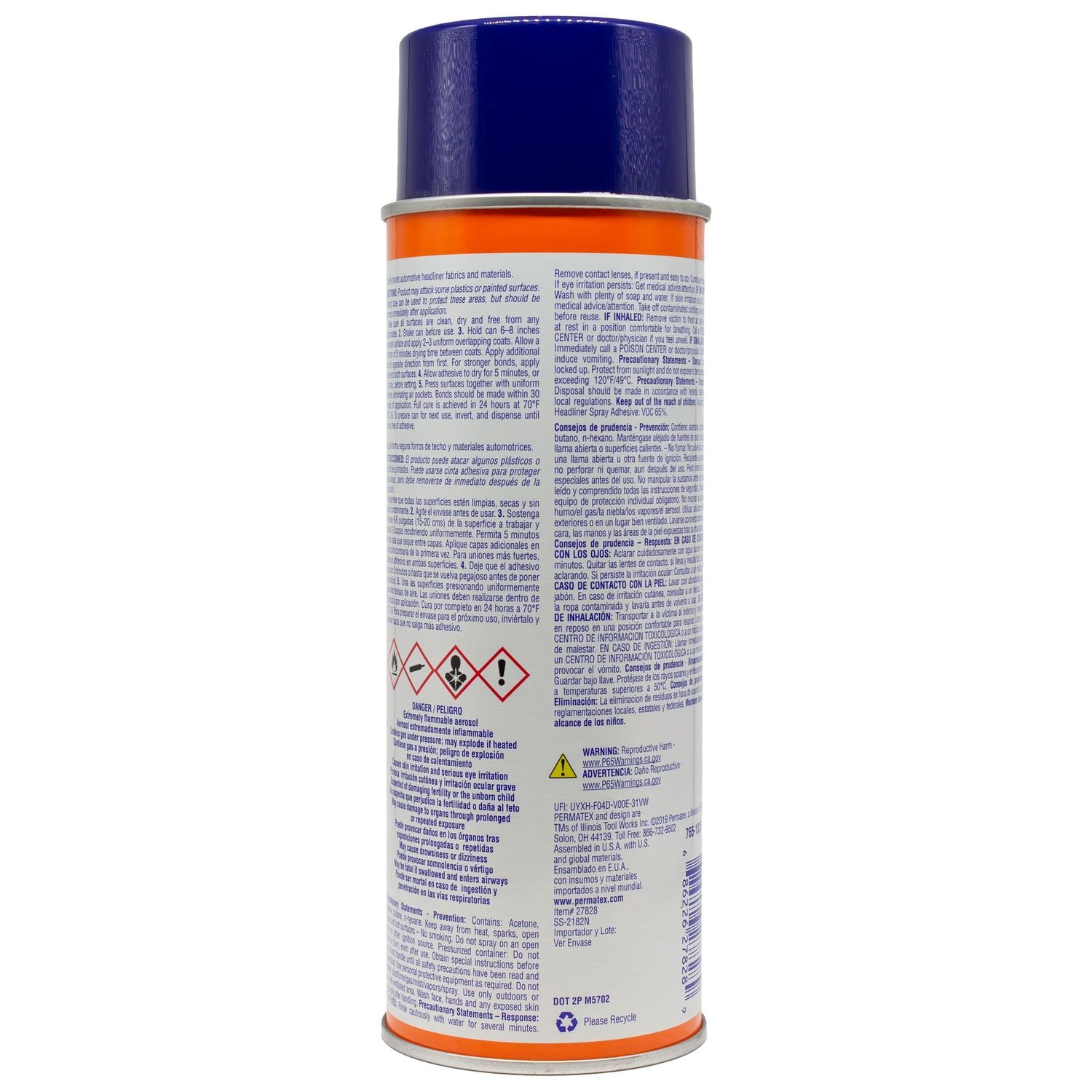 Permatex Headliner/Fabric/Carpet Adhesive Spray 16oz | AutoZone