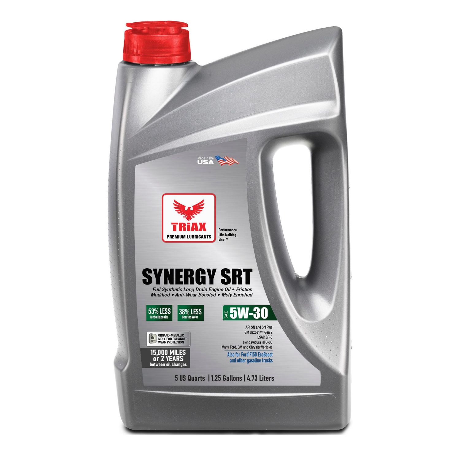 Triax Lubricants Synergy SRT Engine Oil Full Synthetic 5W-30 5