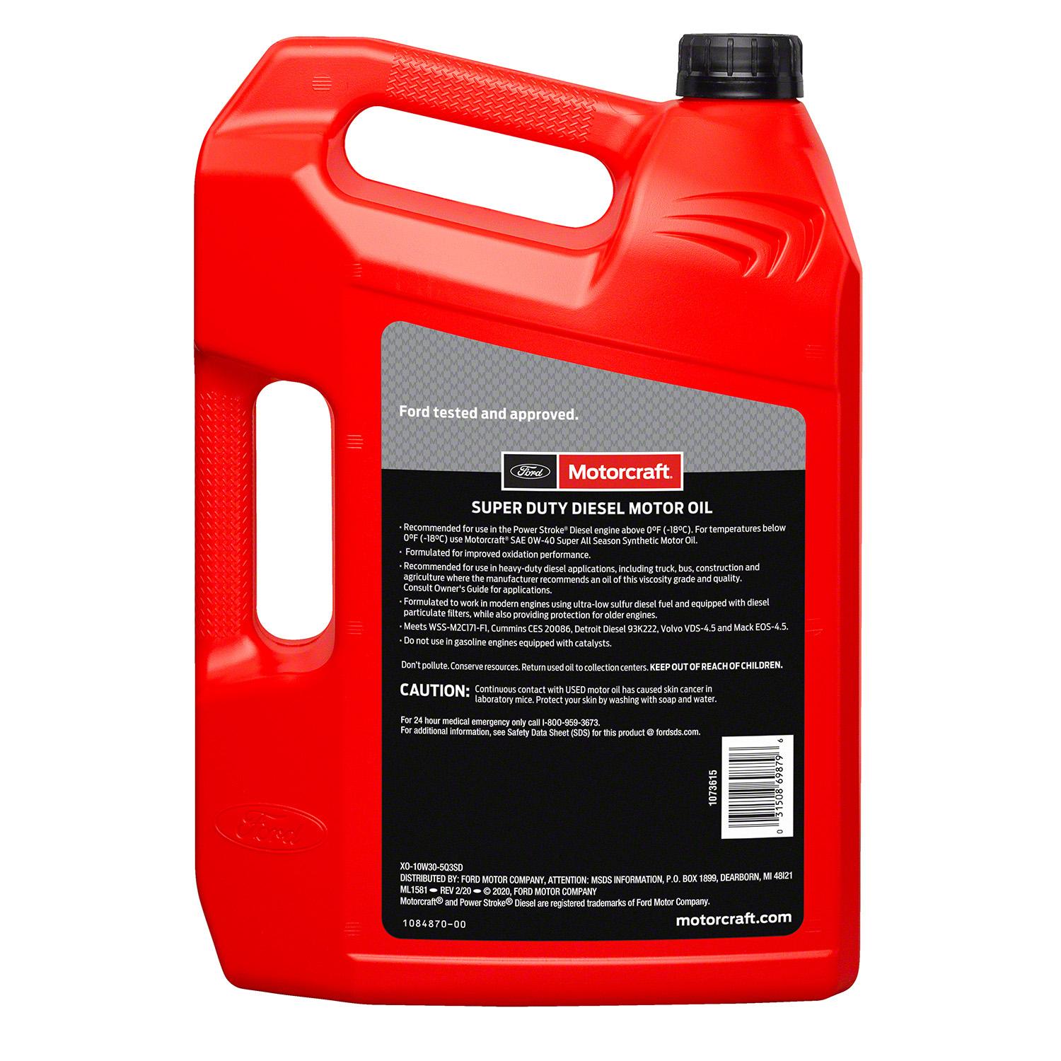 エンジンオイル　5W10 Motorcraft Conventional 10W-30 Motor Oil 5 Quart XO10W305Q3SD
