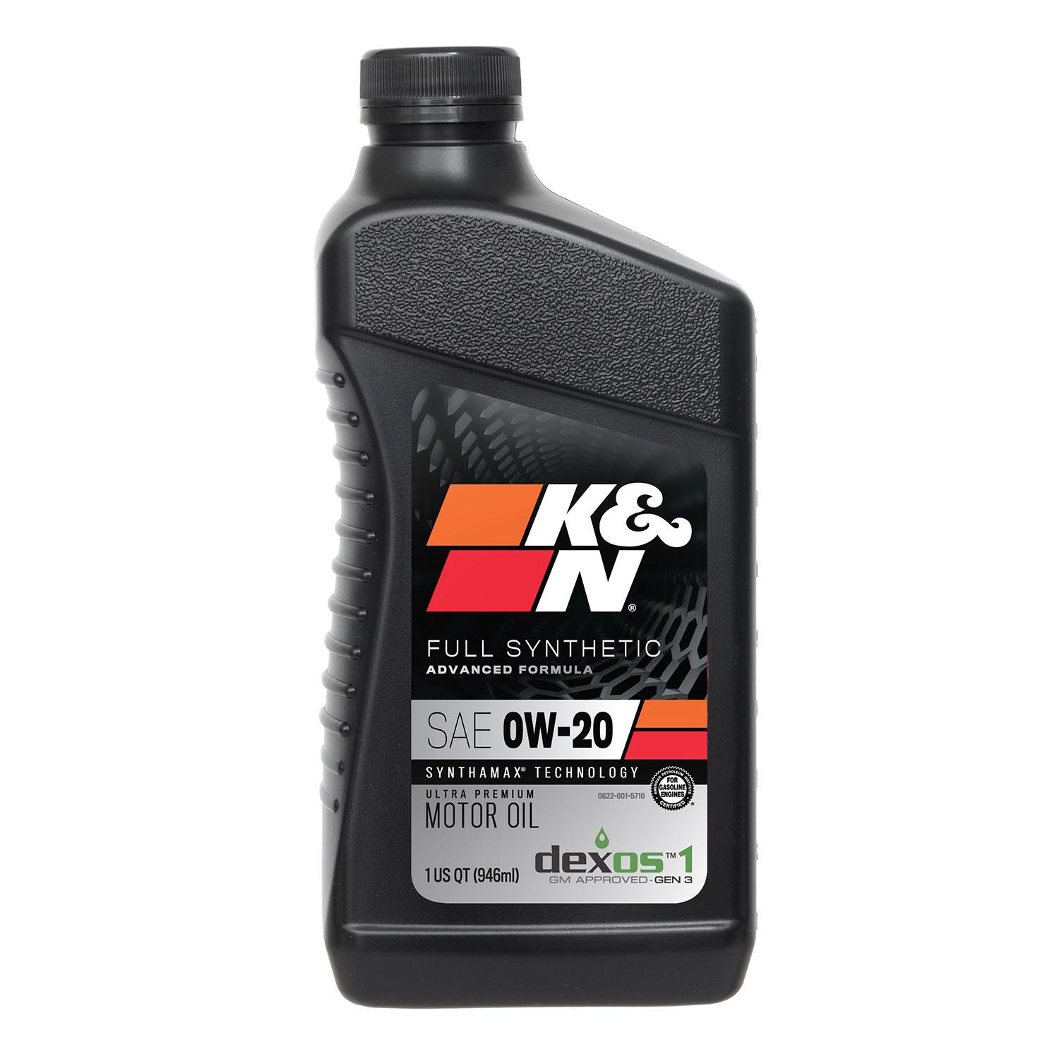 K&N Performance + Full Synthetic 0W-20 Motor Oil 1 Quart | AutoZone