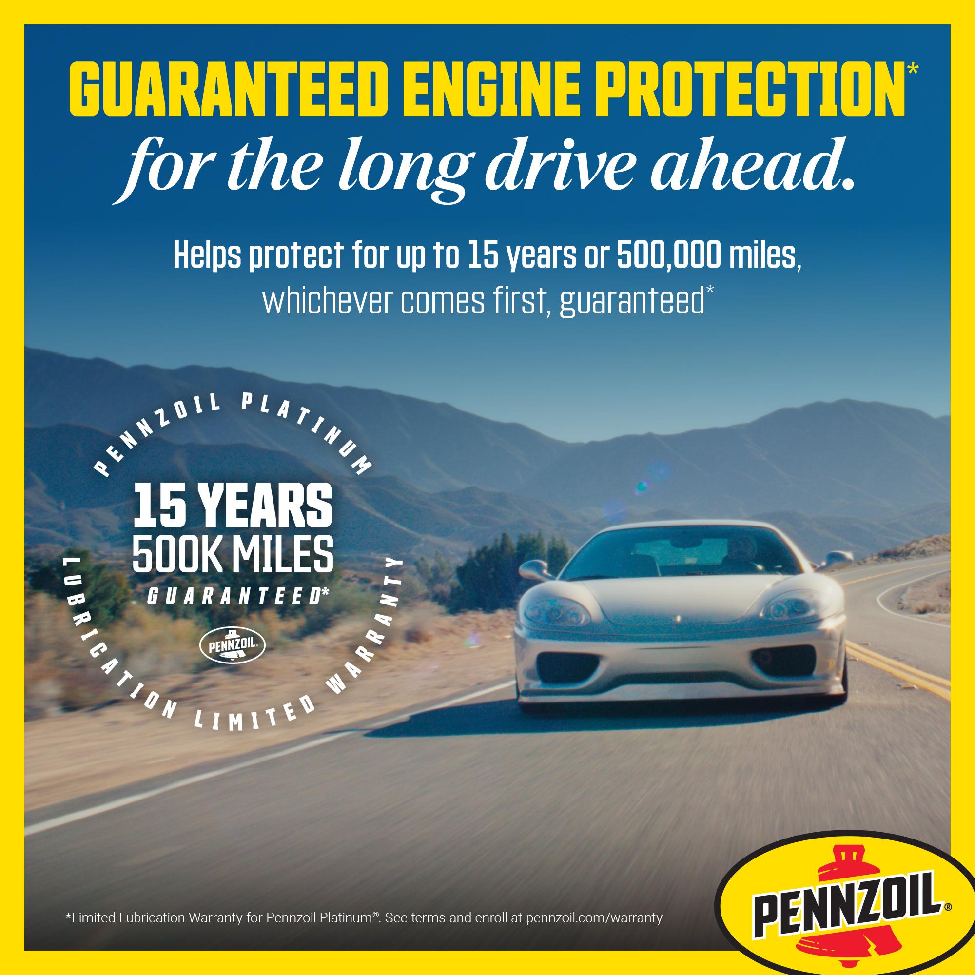 Pennzoil Platinum Full Synthetic Engine Oil 5W-20 | AutoZone