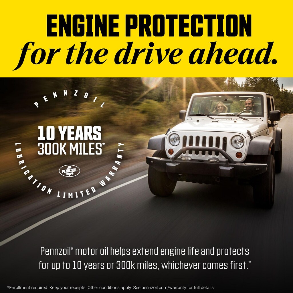 Pennzoil High Mileage Synthetic Blend Engine Oil 5W-30 | AutoZone