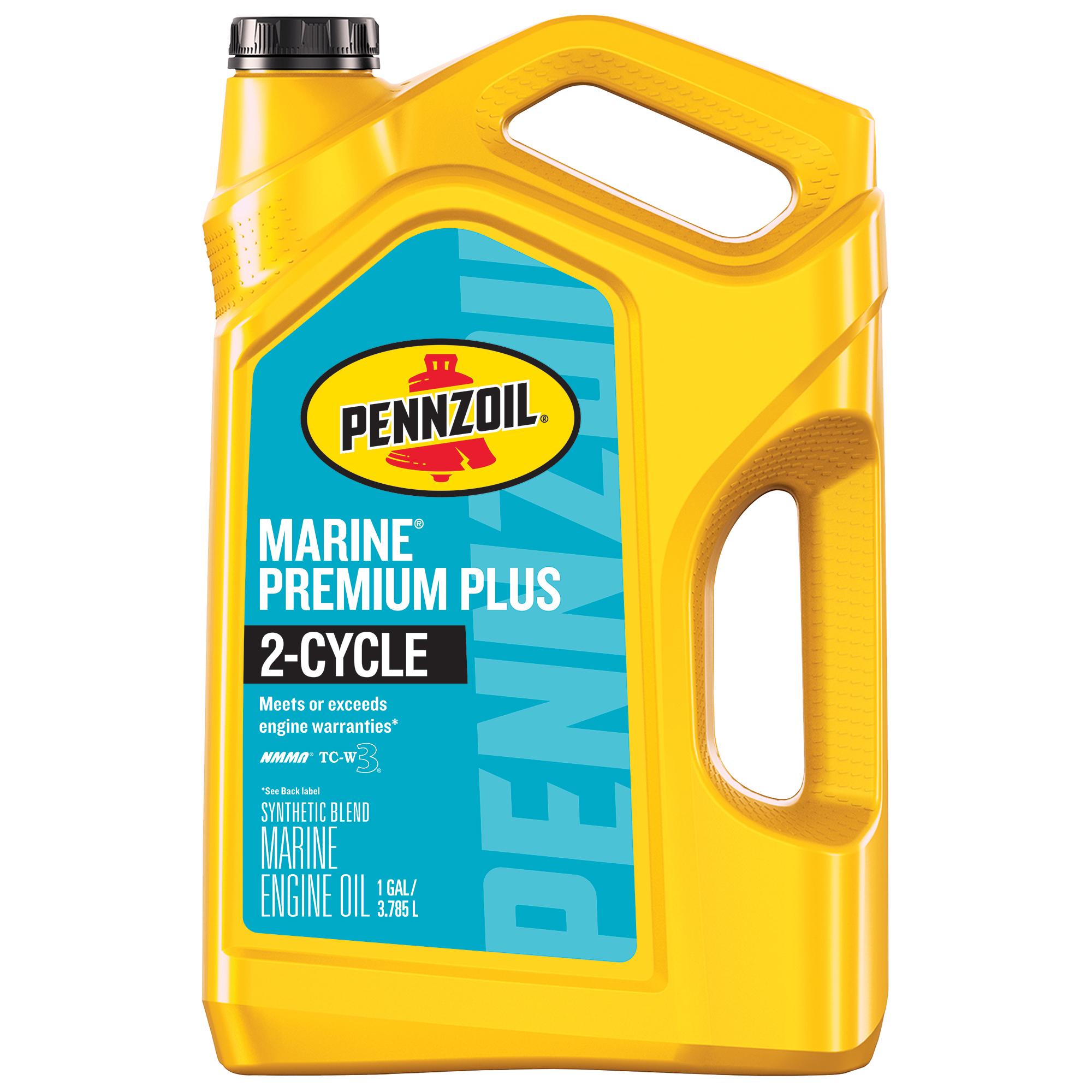 Pennzoil Marine Premium Plus Outboard Synthetic Blend Premix Motor