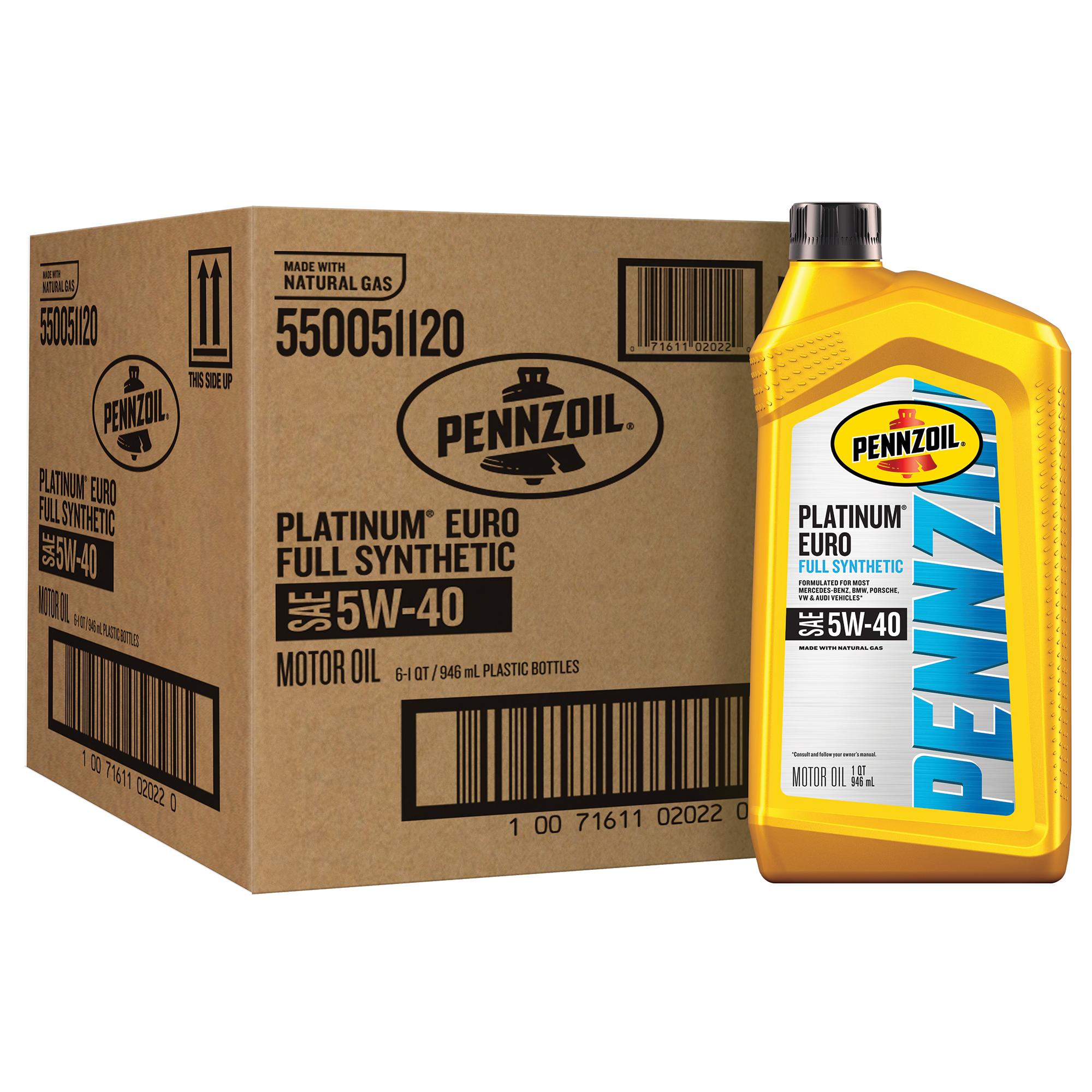 Pennzoil Platinum Euro Full Synthetic Full Synthetic 5W-40 Motor 