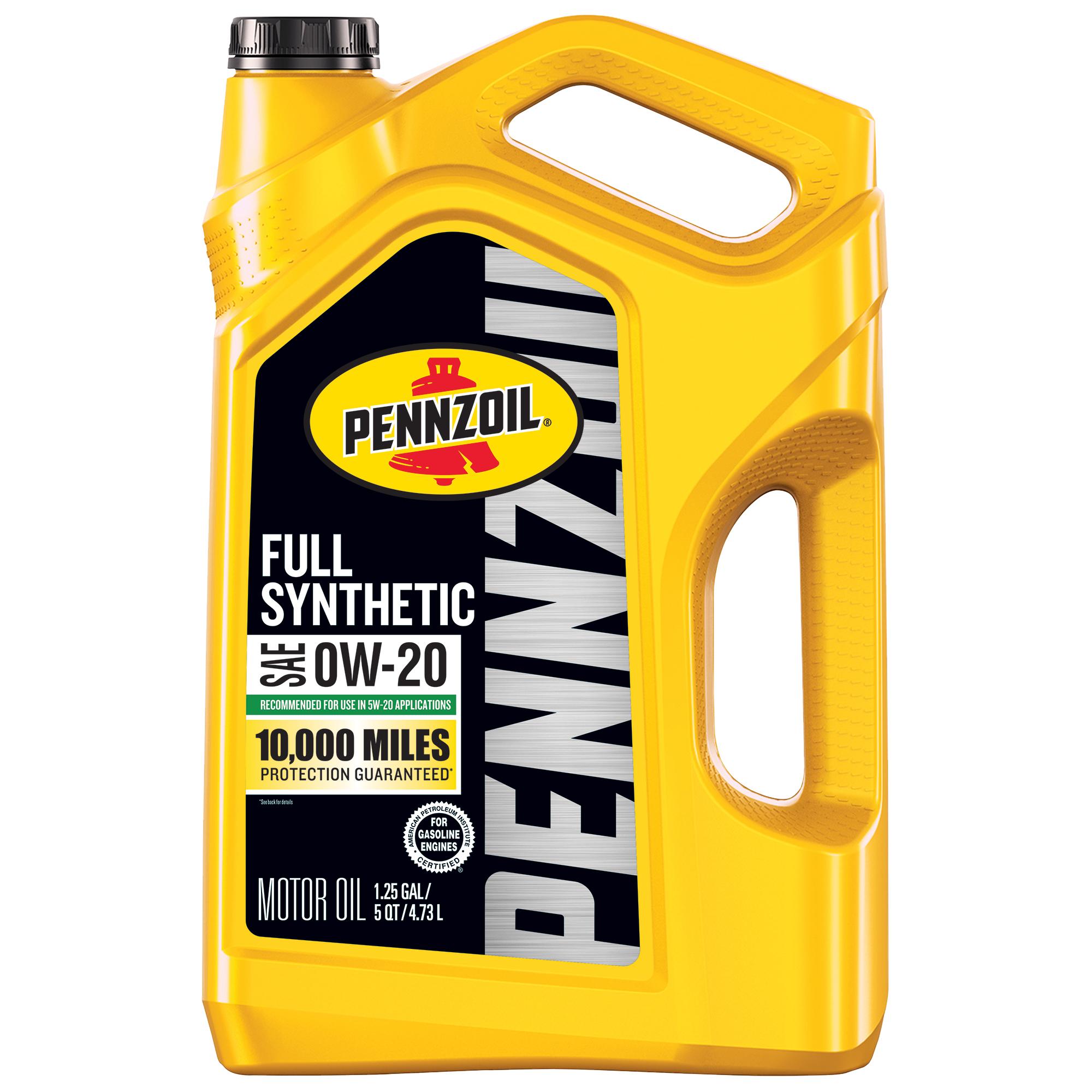 Pennzoil Full Synthetic 0W-20 Motor Oil 1 Quart | AutoZone
