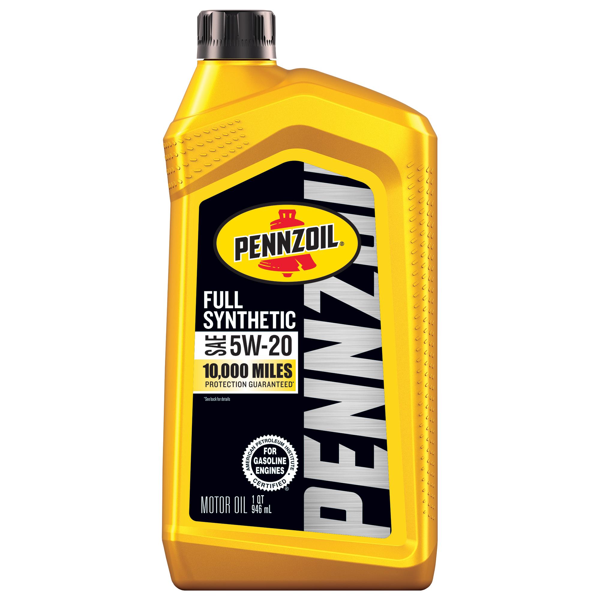 Pennzoil Full Synthetic 5W-20 Motor Oil 1 Quart | AutoZone
