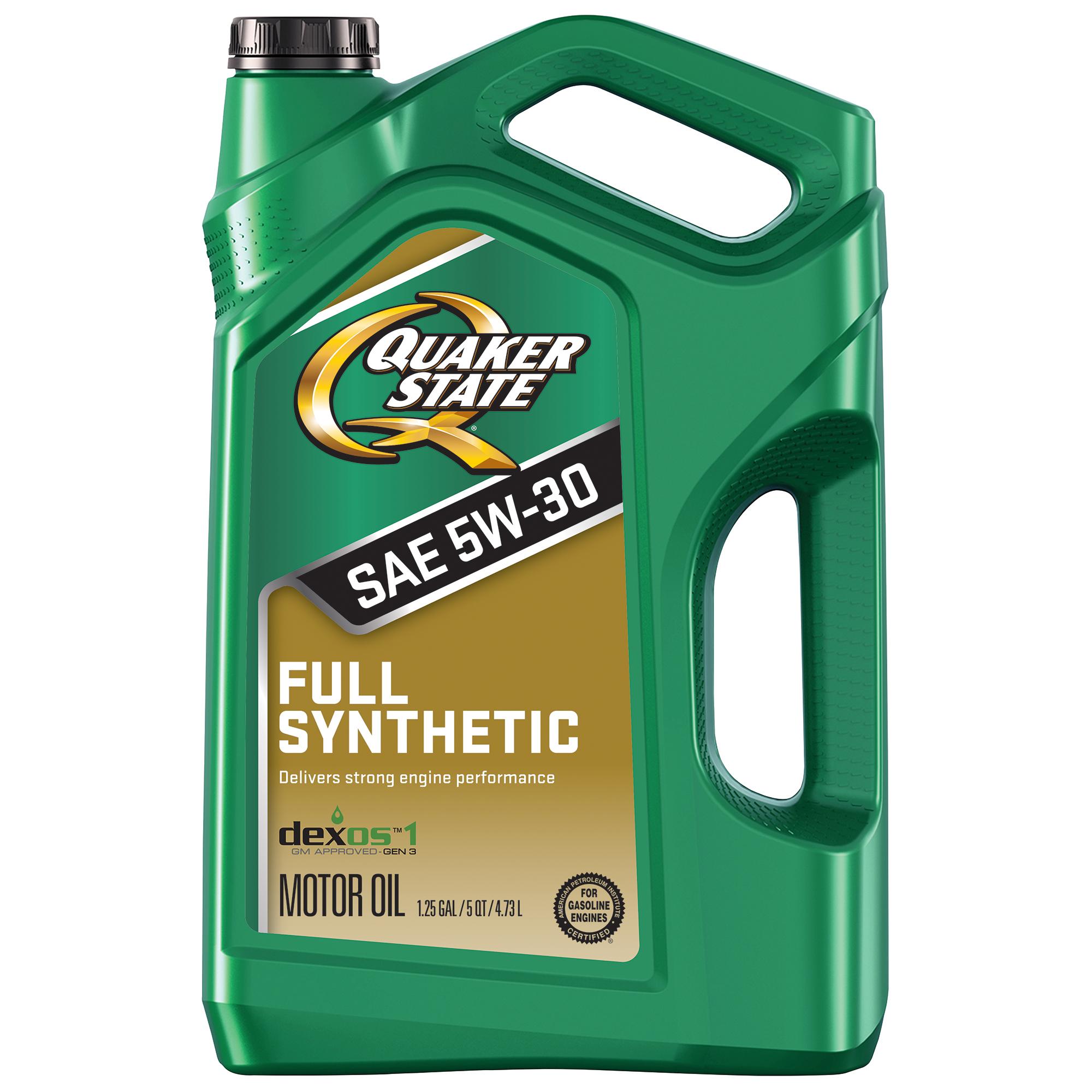 Quaker State High Mileage Conventional 5W-30 Motor Oil 5 Quart Quaker State High Mileage Conventional 5W-30 Motor Oil 5 Quart