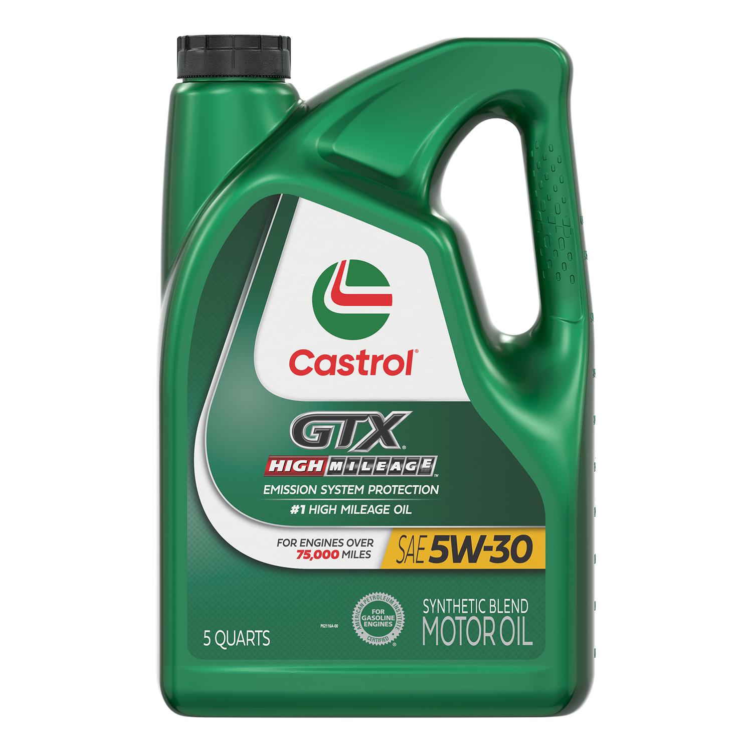 Castrol GTX Synthetic Blend 5W-30 Motor Oil 5 Quart for Volvo V90