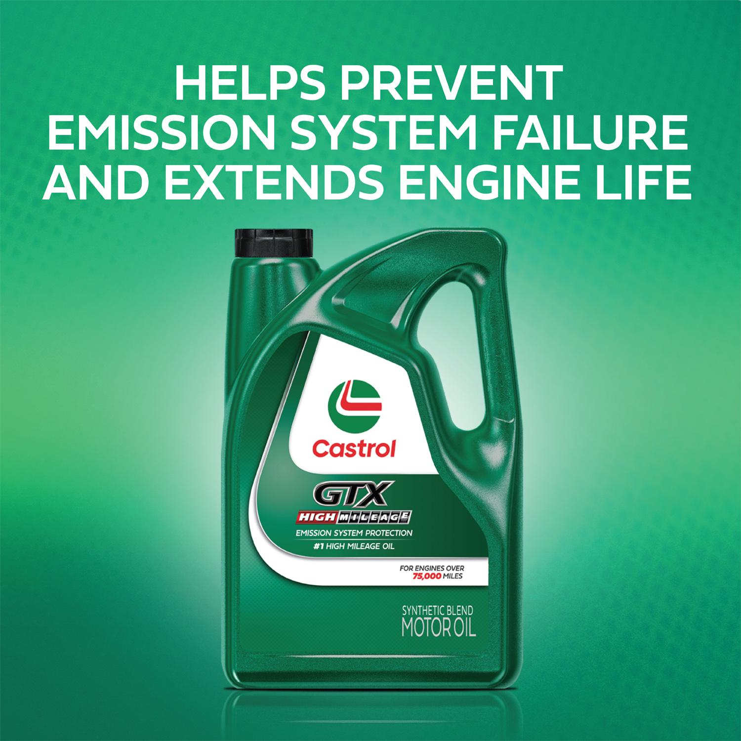 Castrol GTX Synthetic Blend 5W-30 Motor Oil 5 Quart