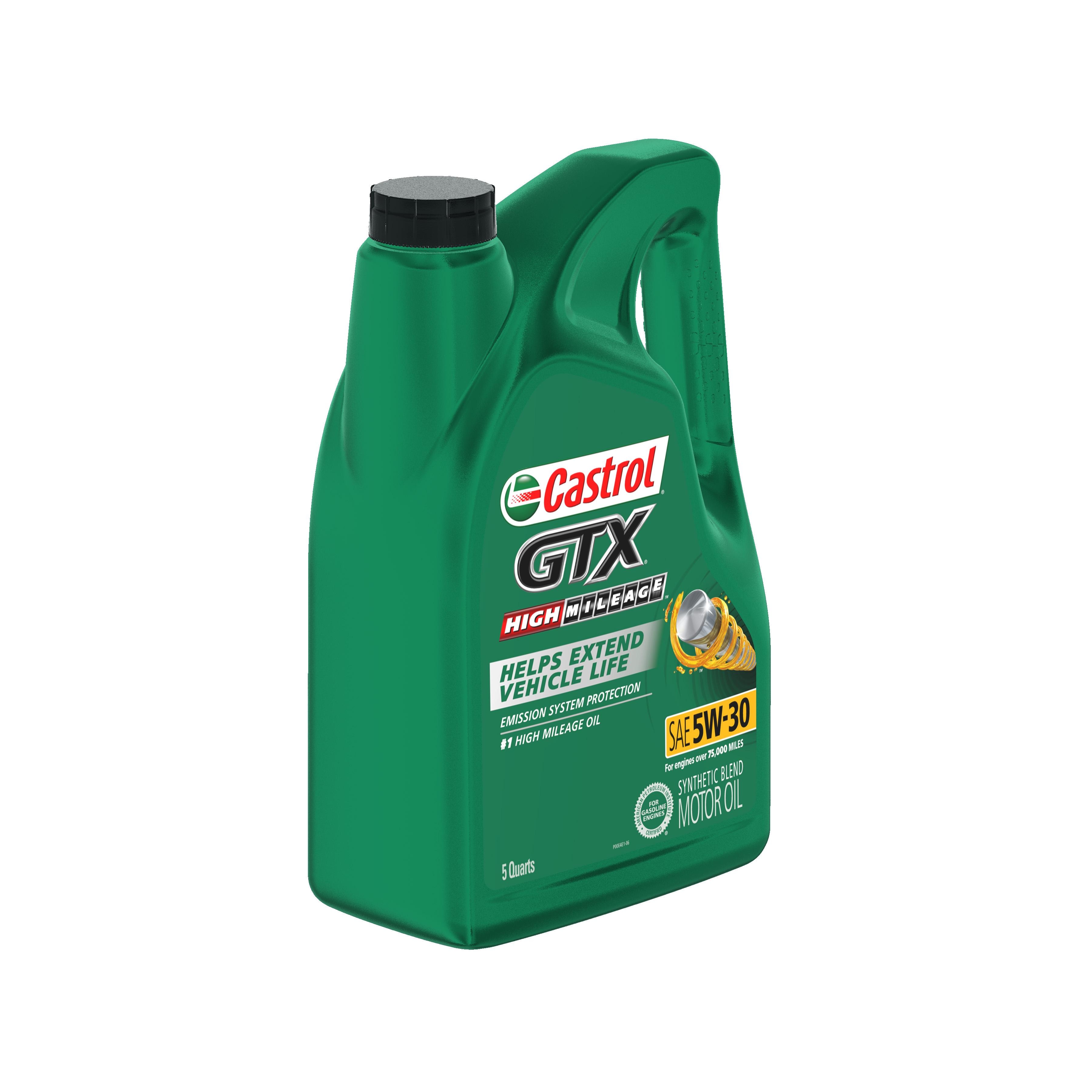 Castrol GTX Synthetic Blend 5W-30 Motor Oil 5 Quart