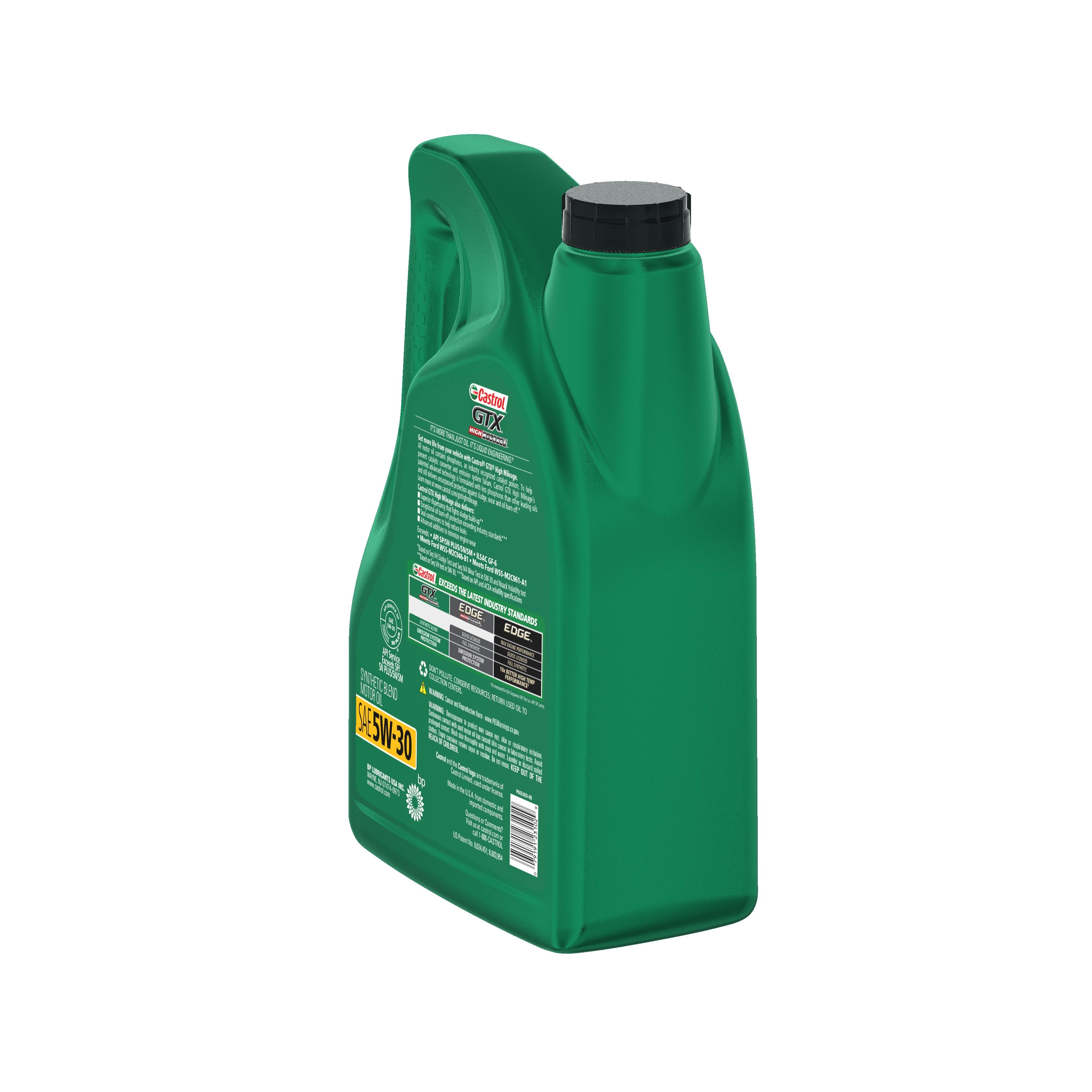 Castrol GTX Synthetic Blend 5W-30 Motor Oil 5 Quart