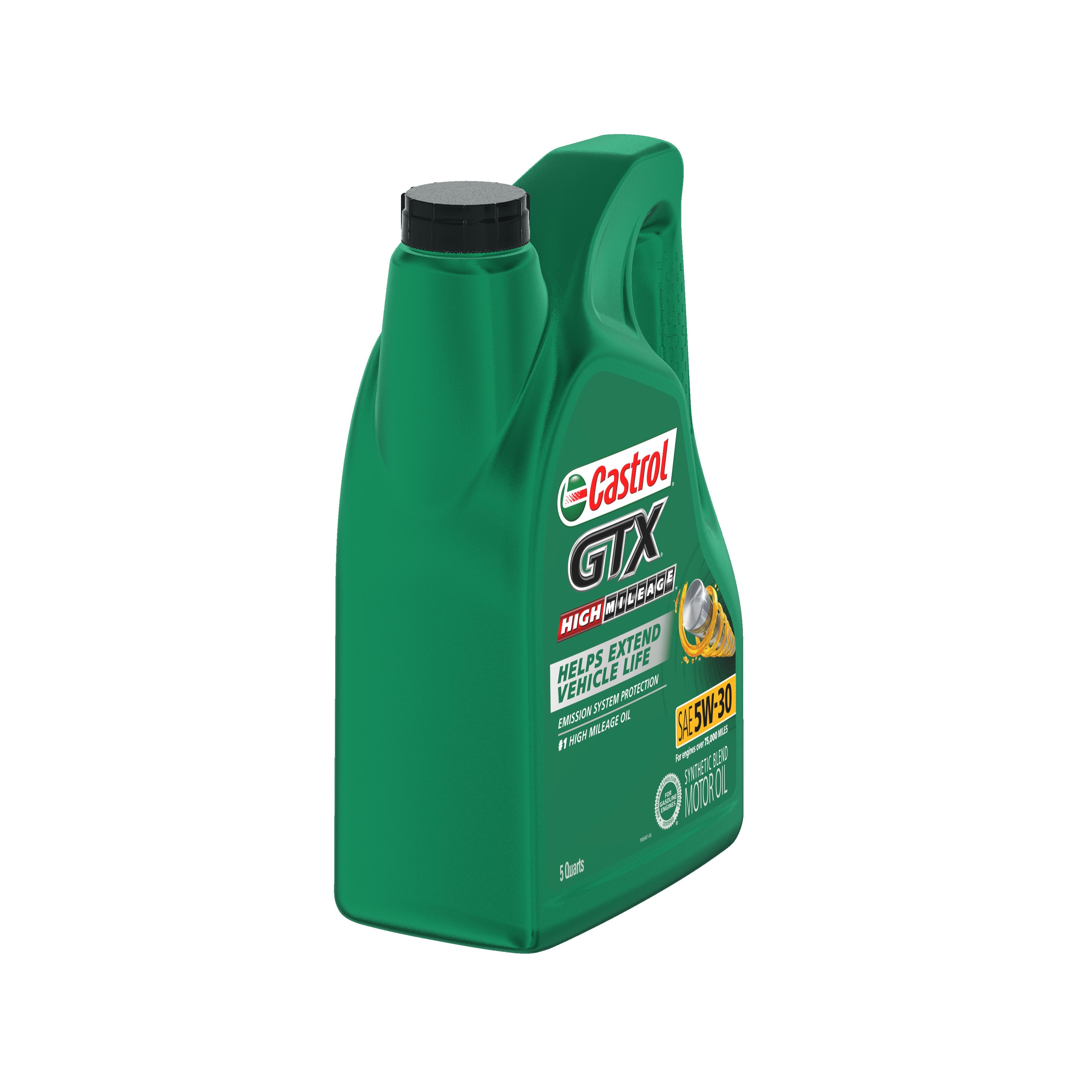 Castrol GTX Synthetic Blend 5W-30 Motor Oil 5 Quart