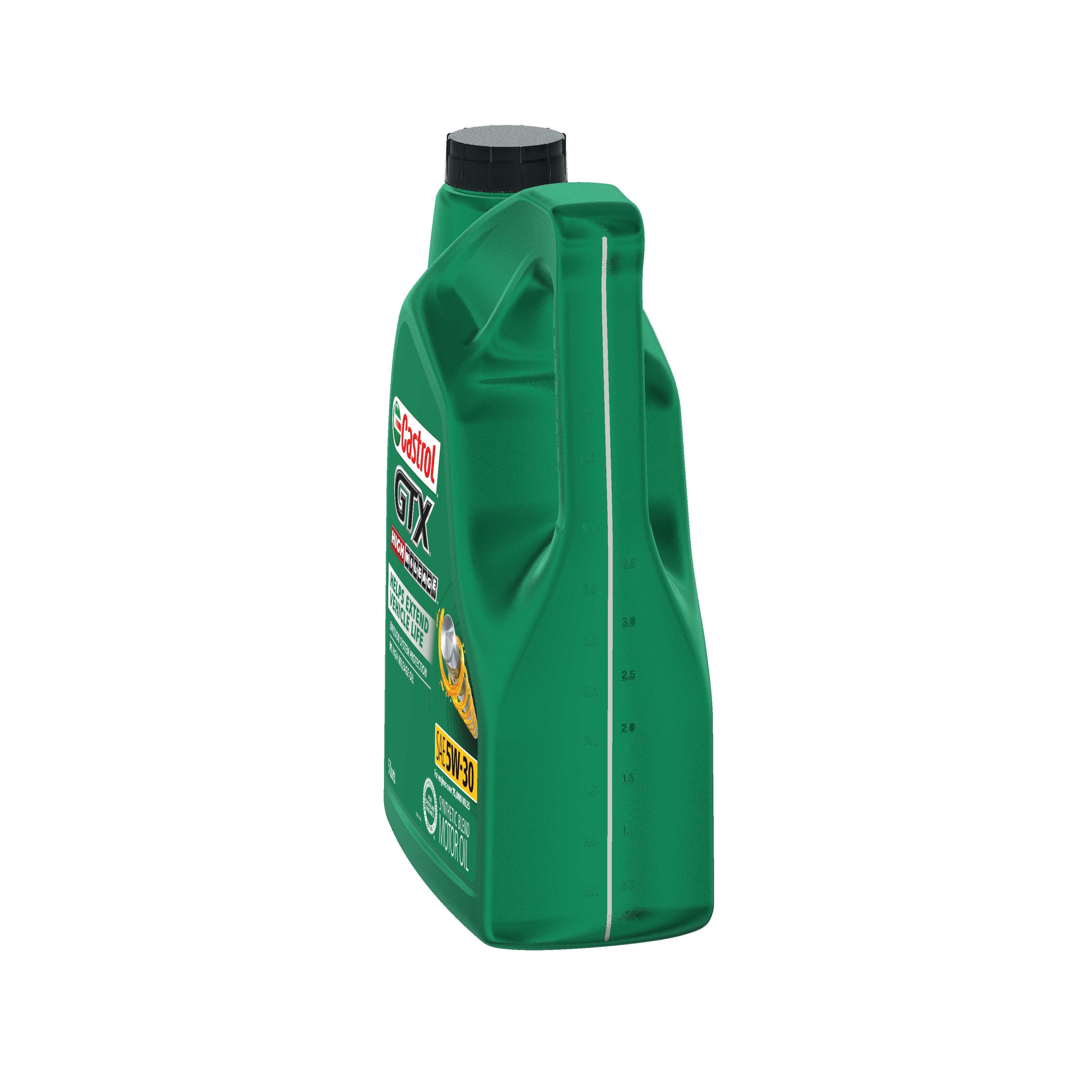 Castrol GTX Synthetic Blend 5W-30 Motor Oil 5 Quart