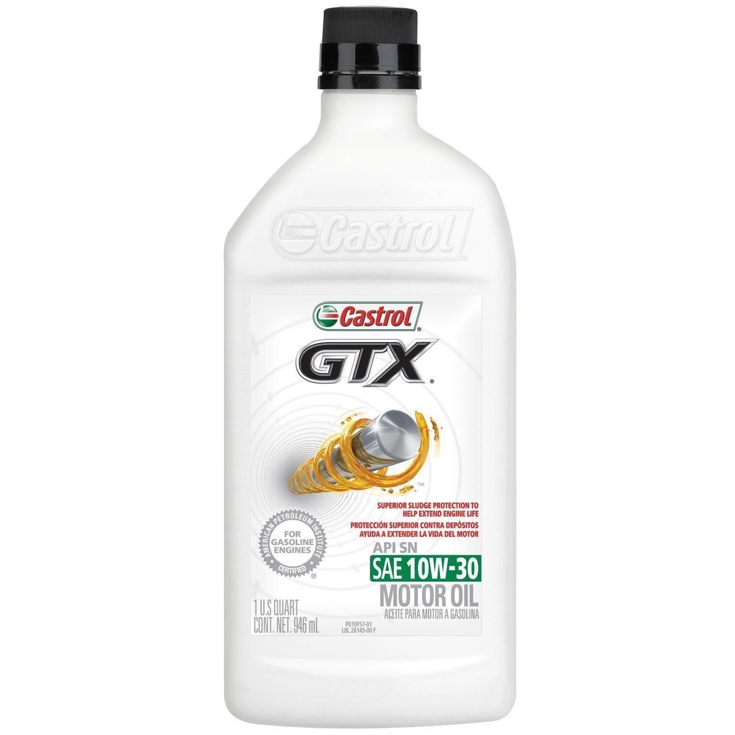 Castrol GTX Conventional 10W-30 Motor Oil 1 Quart | AutoZone