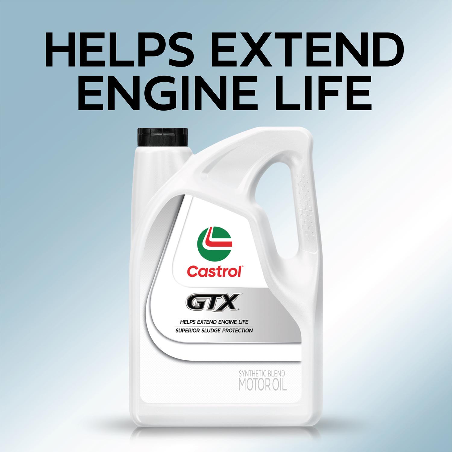 Castrol GTX Standard Conventional 10W-30 Engine Oil 5 Quart | AutoZone