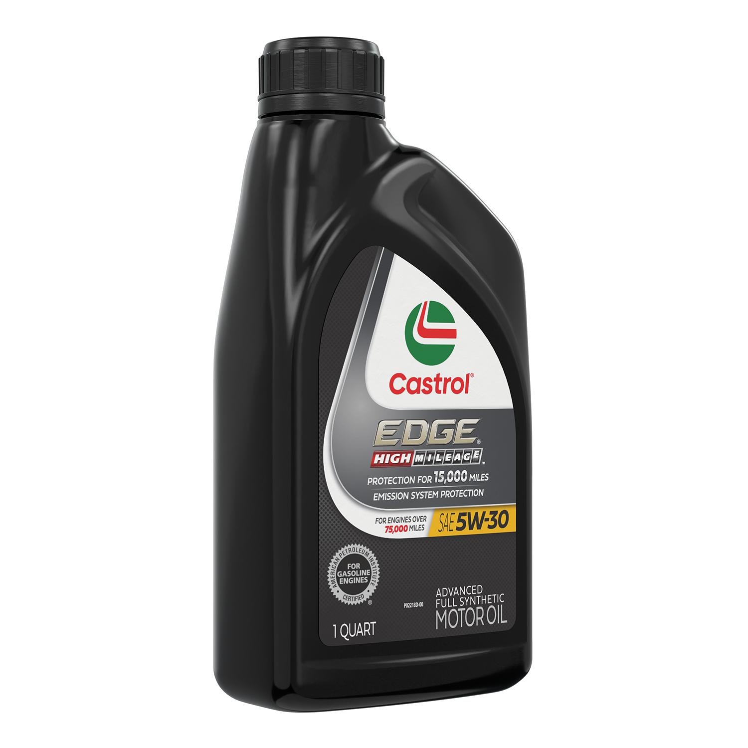 Castrol EDGE High Mileage Full Synthetic 5W-30 Motor Oil 1 Quart
