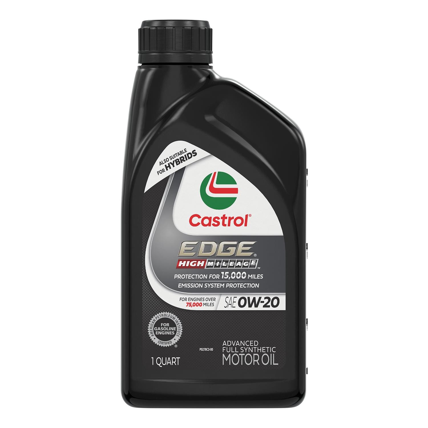 Castrol EDGE High Mileage Full Synthetic 0W-20 Motor Oil | AutoZone