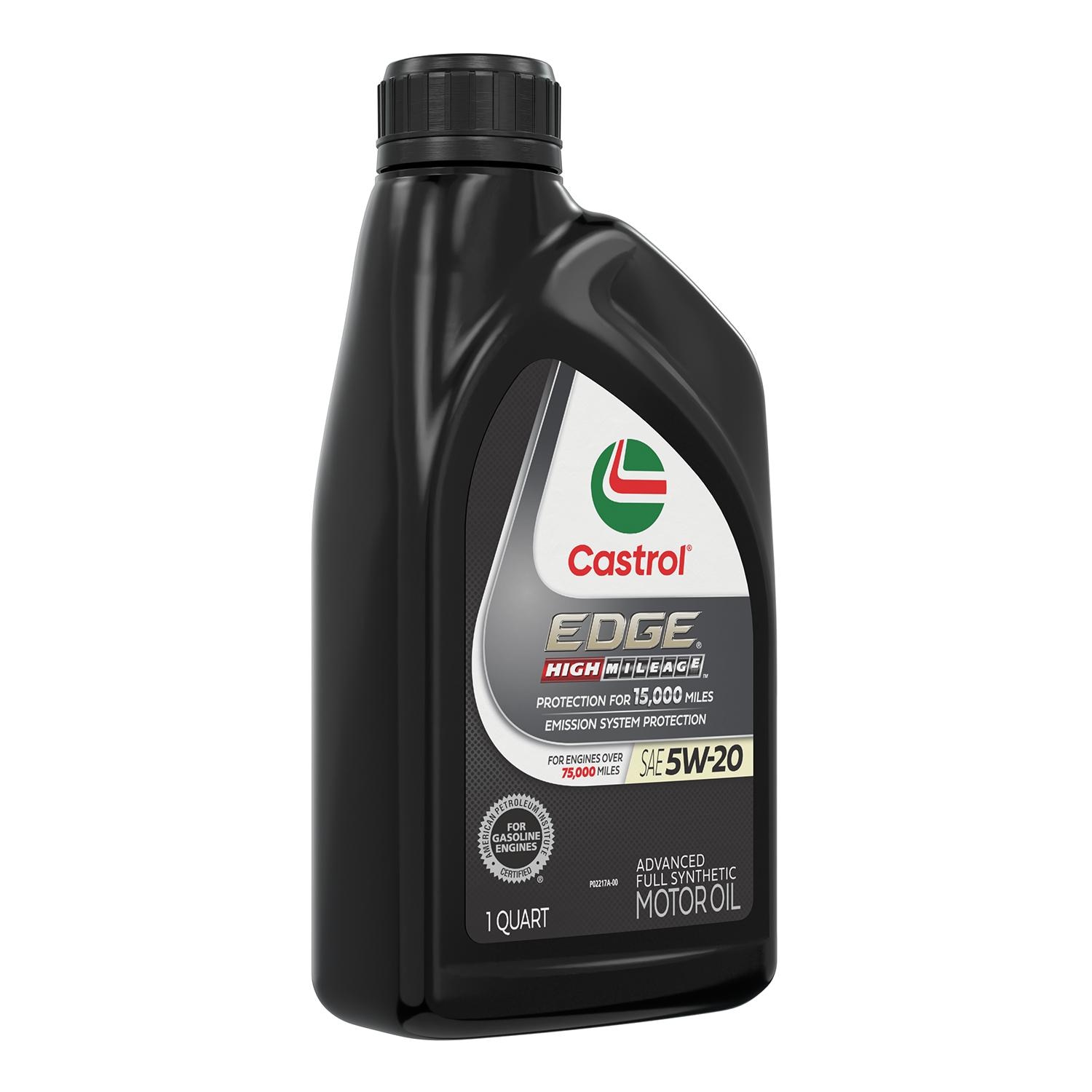 Castrol EDGE High Mileage Full Synthetic 5W-20 Motor Oil 1 Quart