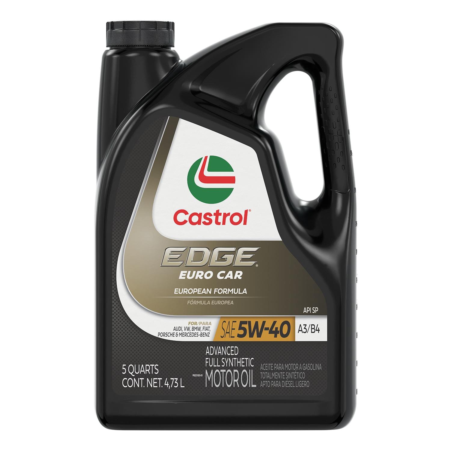 Castrol EDGE Full Synthetic 5W-40 Motor Oil 5 Quart | AutoZone