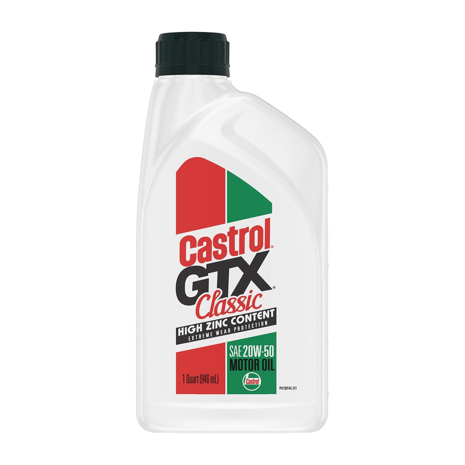 Castrol GTX Conventional 20W-50 Motor Oil 1 Quart 15E24D | AutoZone