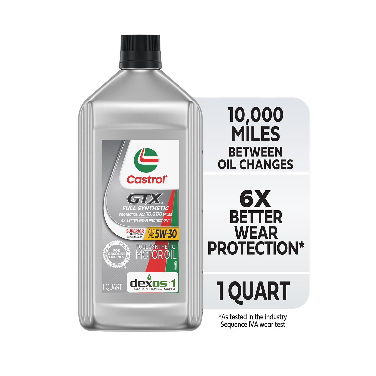 Castrol GTX Full Synthetic 5W-30 Motor Oil 1 Quart | AutoZone