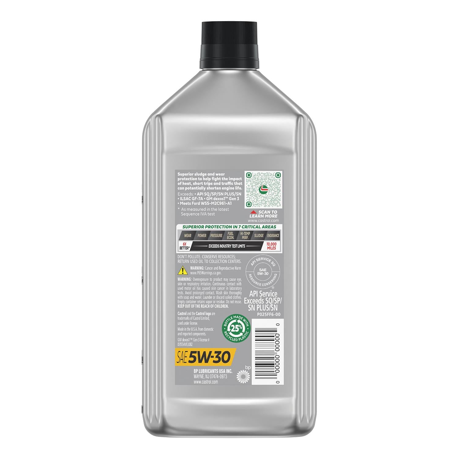 Castrol GTX Full Synthetic 5W-30 Motor Oil 1 Quart | AutoZone
