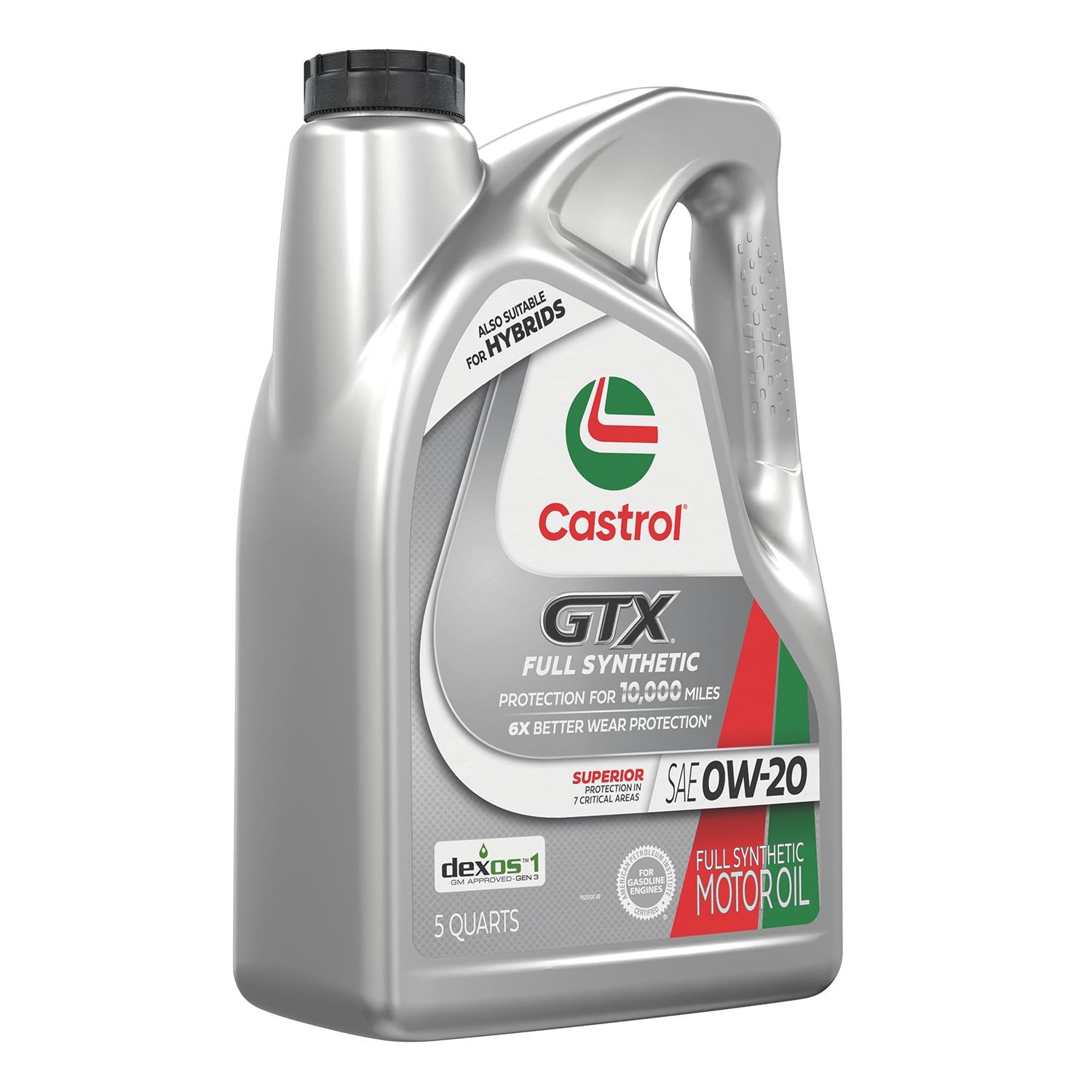 Castrol GTX FS Full Synthetic 0W-20 Motor Oil 5 Quart | AutoZone