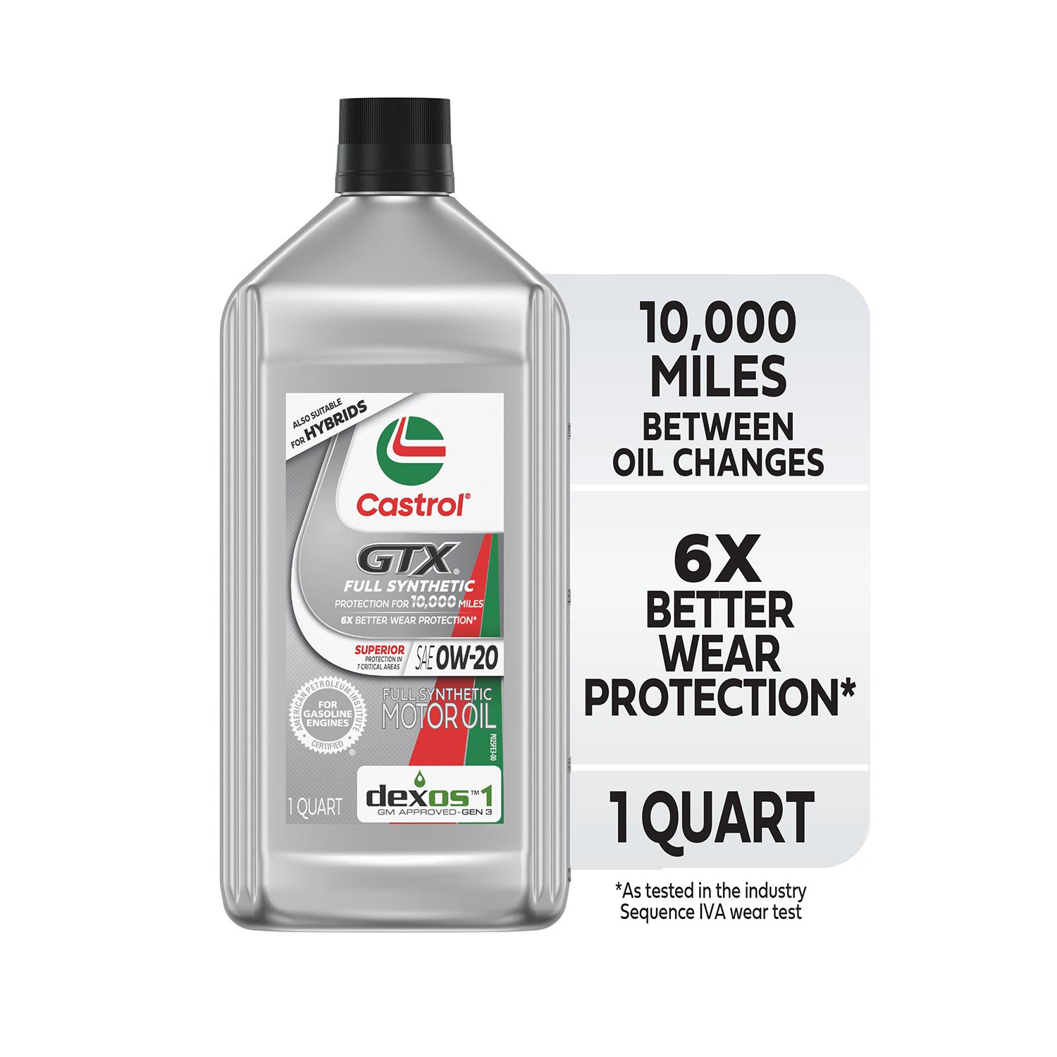 Castrol EDGE Full Synthetic 0W-20 Motor Oil 1 Quart | AutoZone