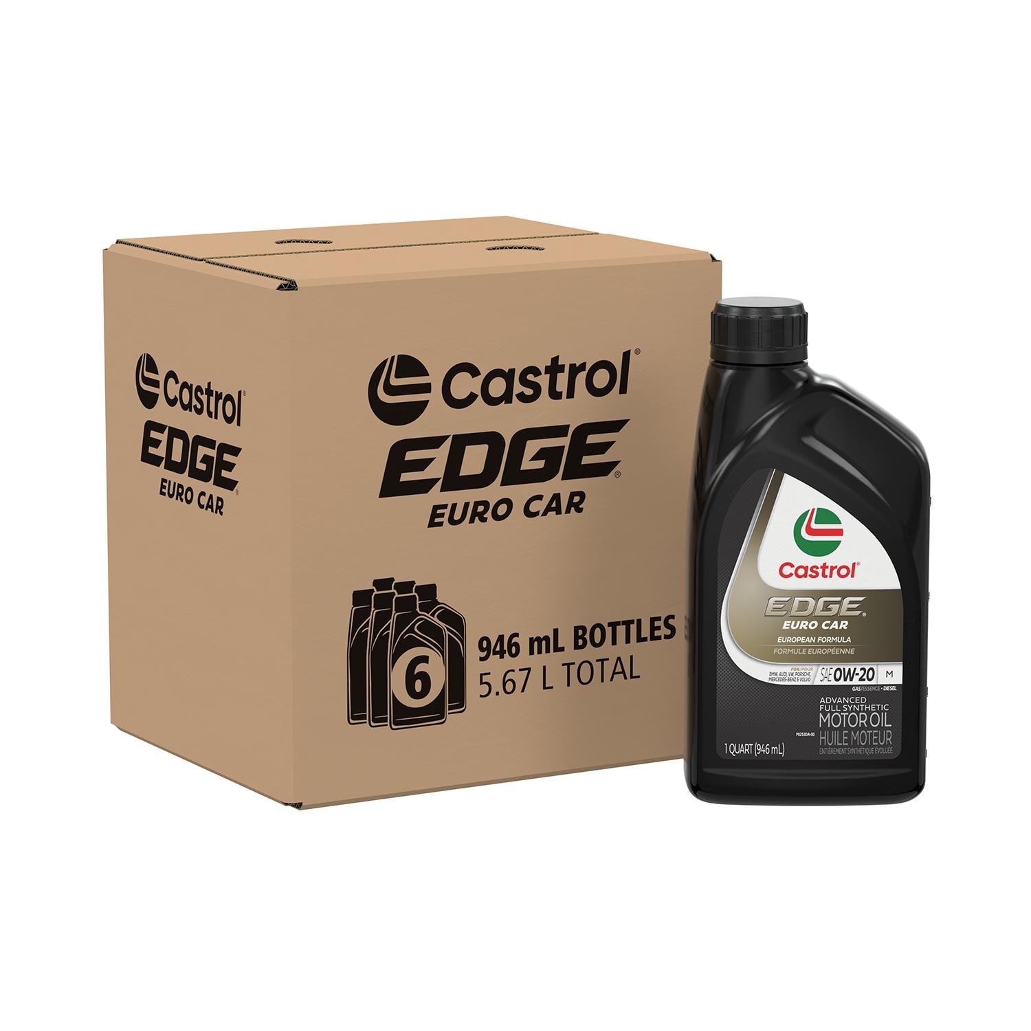 Castrol EDGE Full Synthetic Engine Oil 0W-20