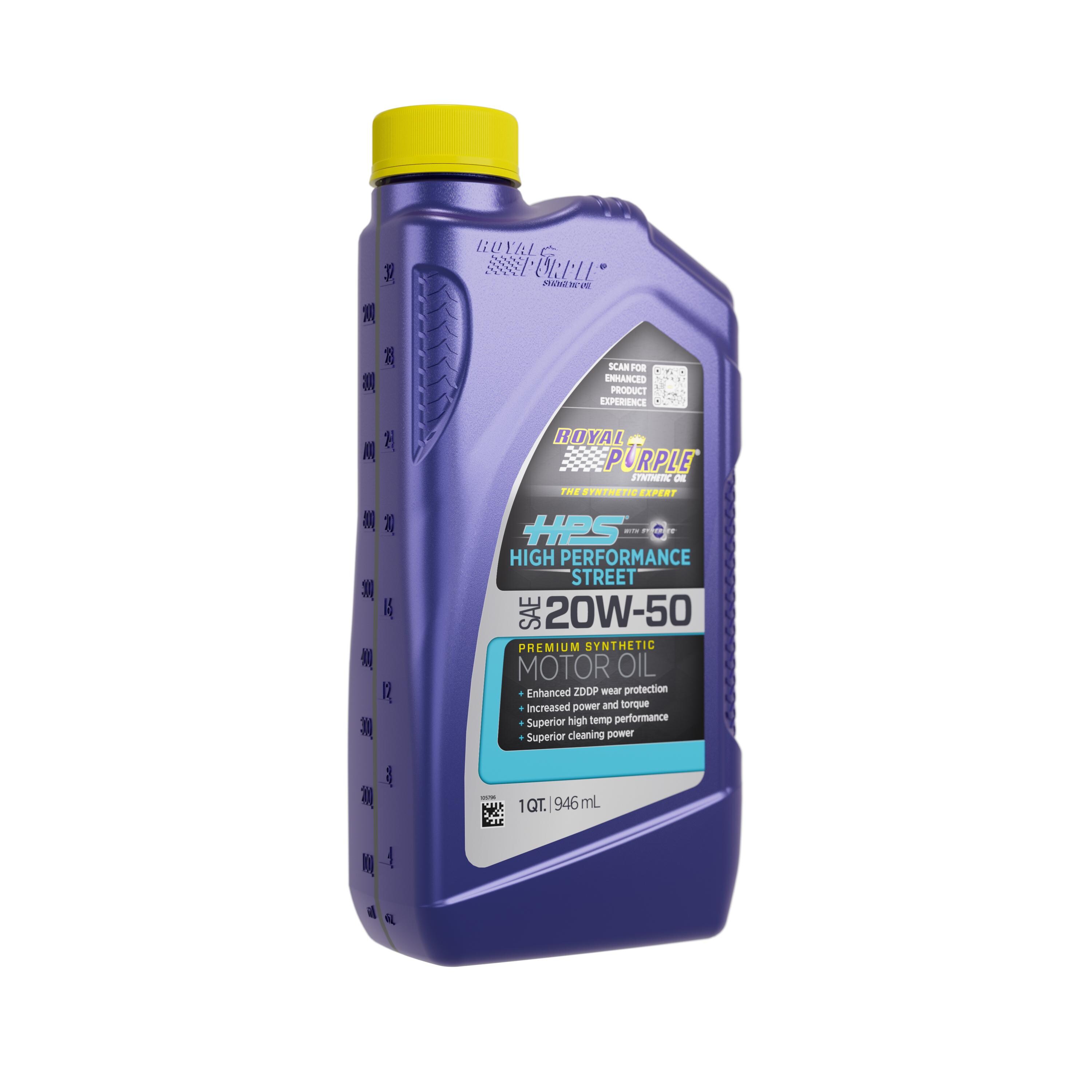 Royal Purple HPS Full Synthetic 20W-50 Motor Oil 1 Quart | AutoZone