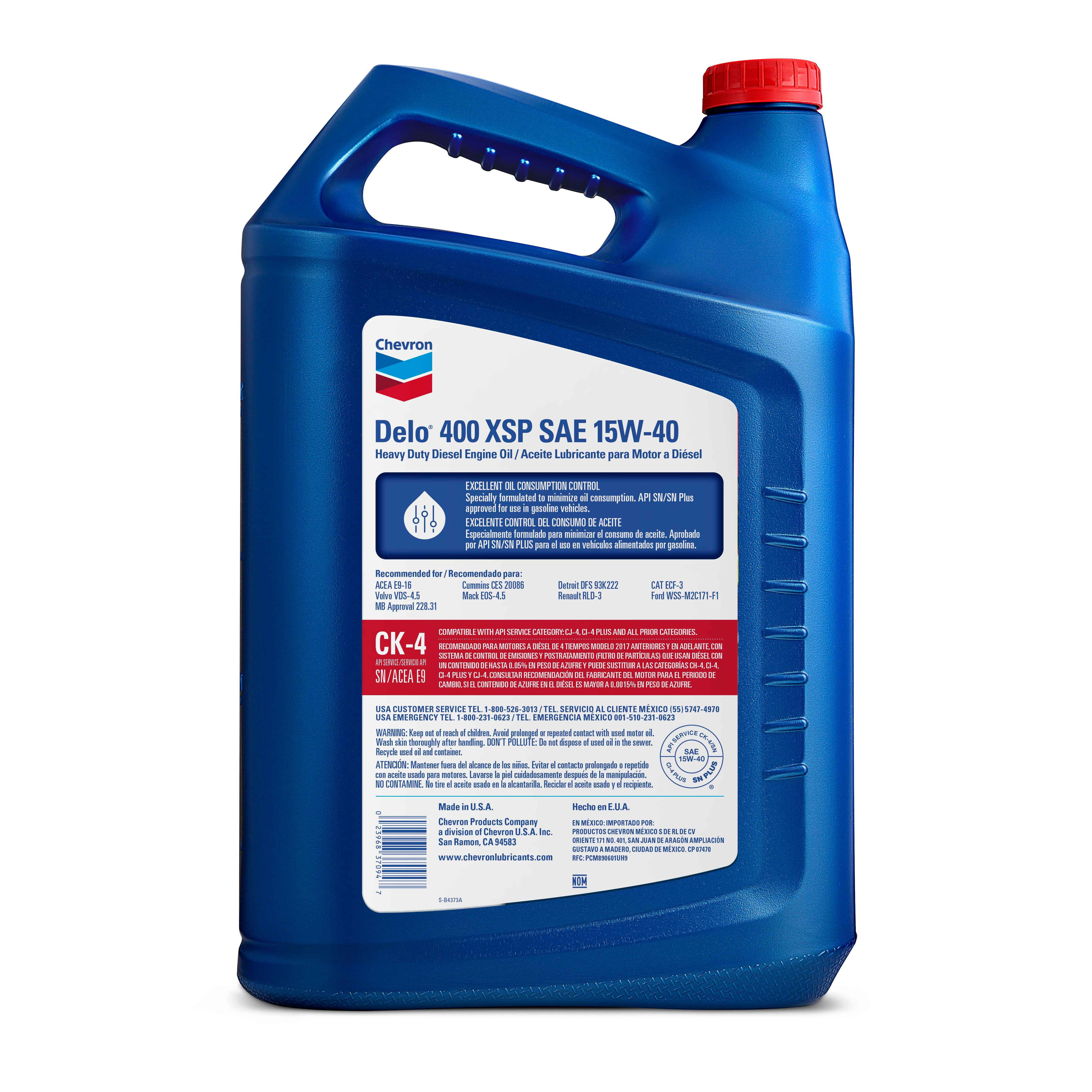 Chevron Delo Diesel Engine Conventional 15W-40 Motor Oil 2.5