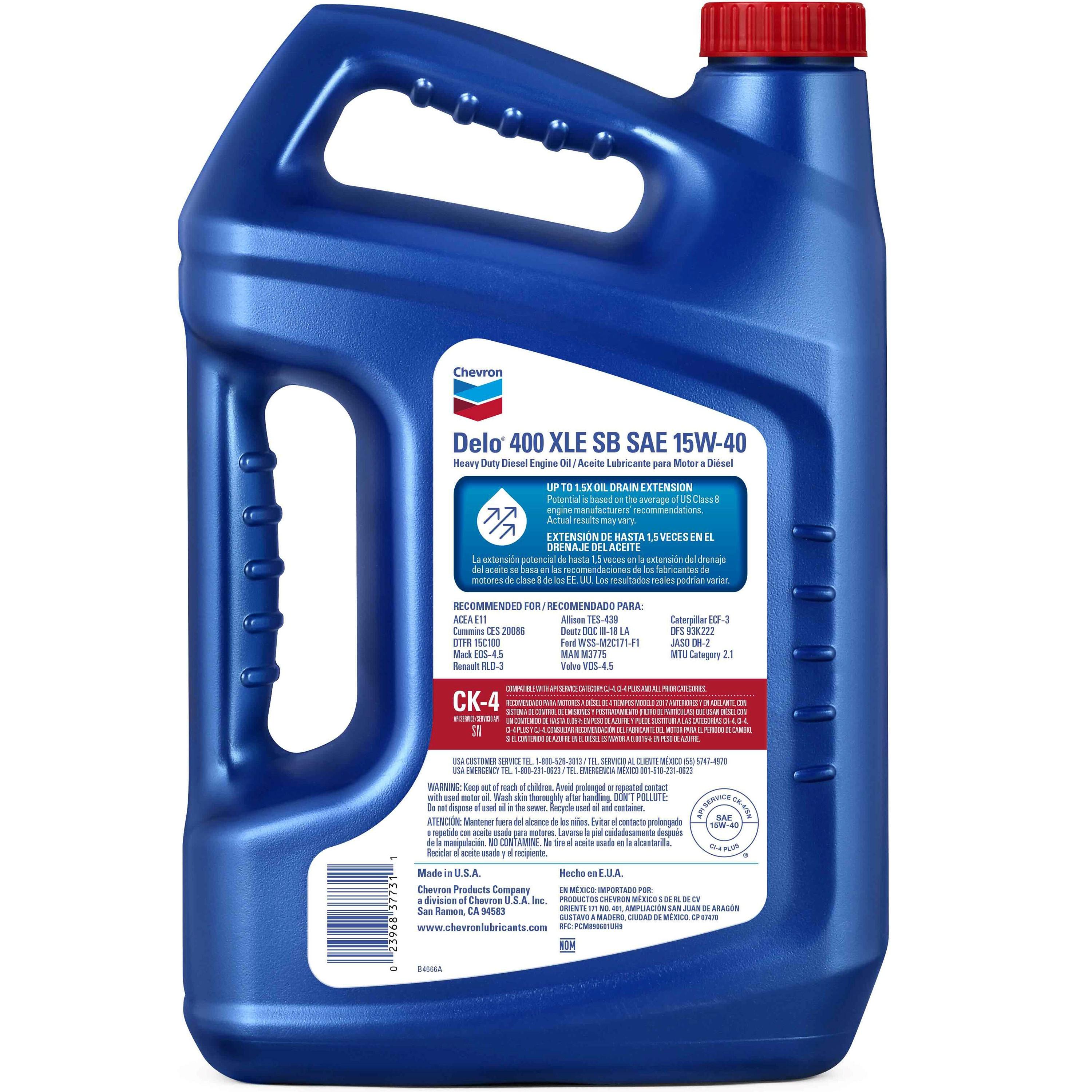 Chevron Diesel Engine Synthetic Blend 15W-40 Motor Oil 1 Gallon