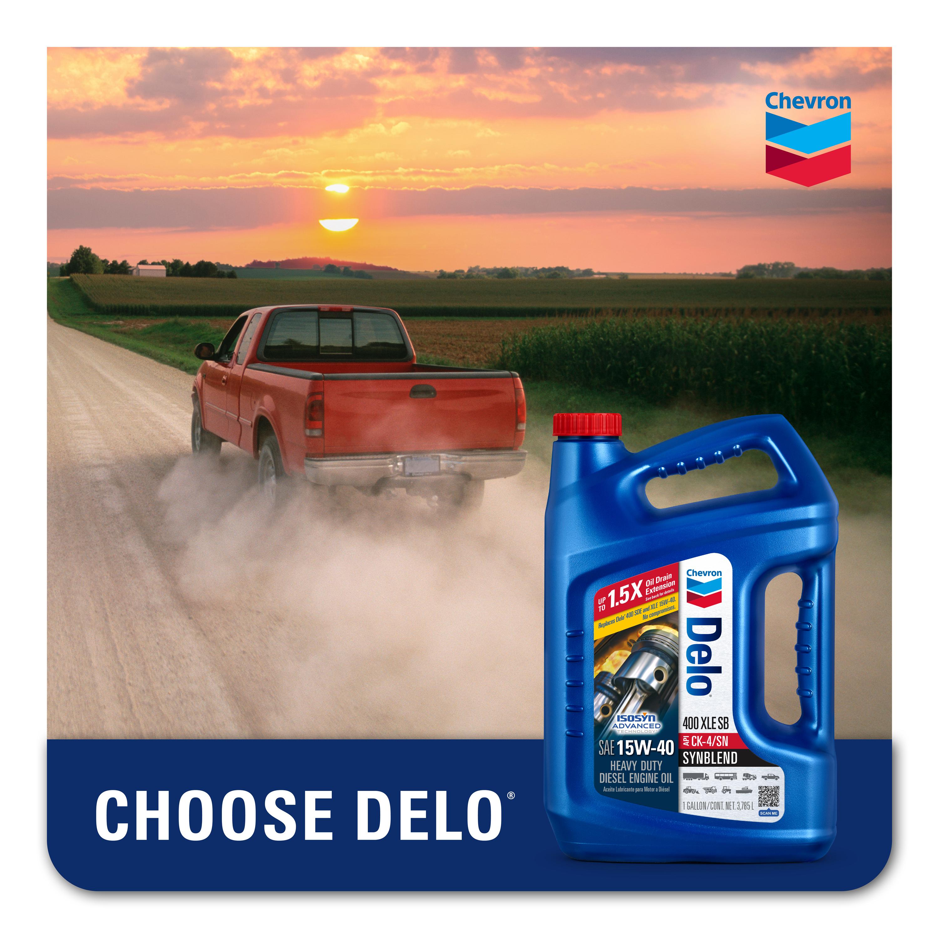 Chevron Diesel Engine Synthetic Blend 15W-40 Motor Oil 1 Gallon