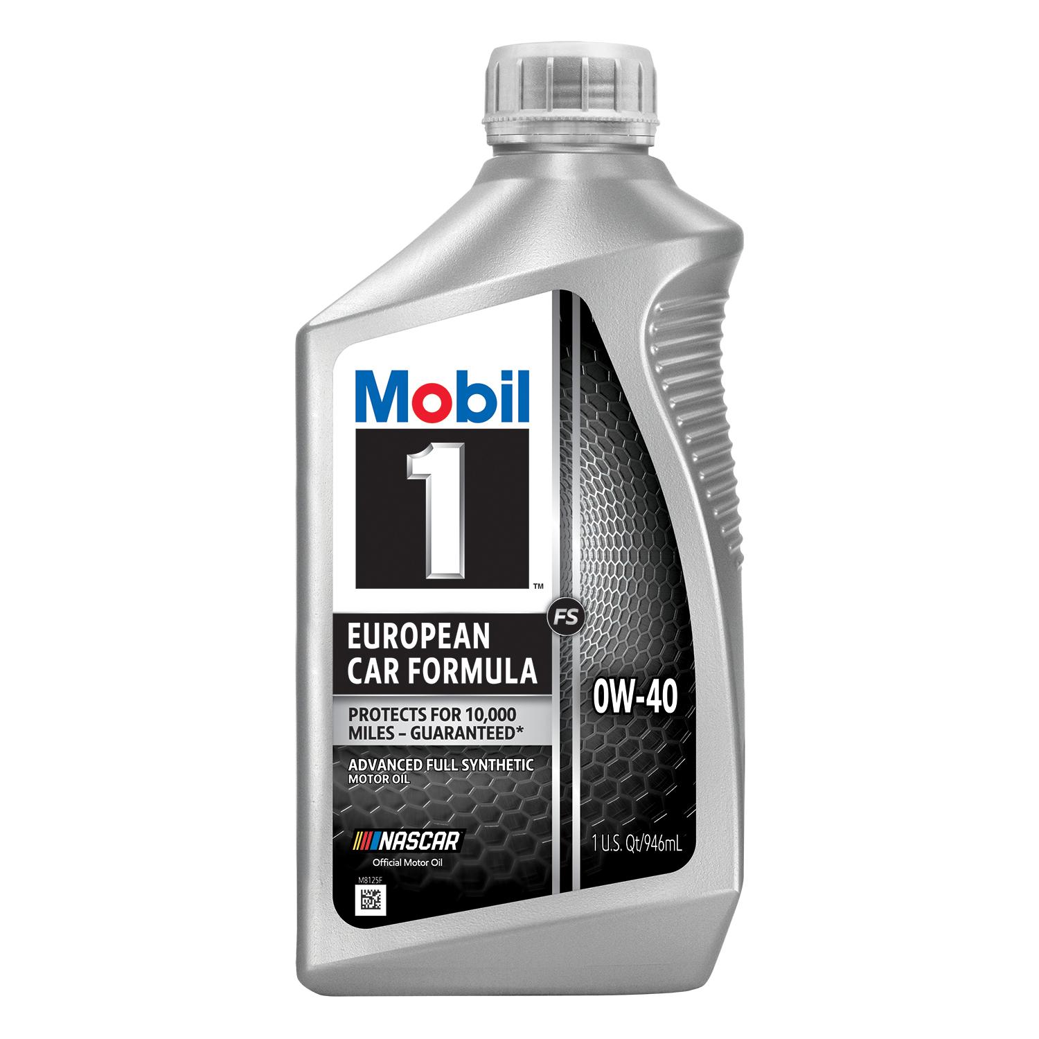 Mobil 1 FS European Car Formula Full Synthetic 0W-40 Motor Oil 1