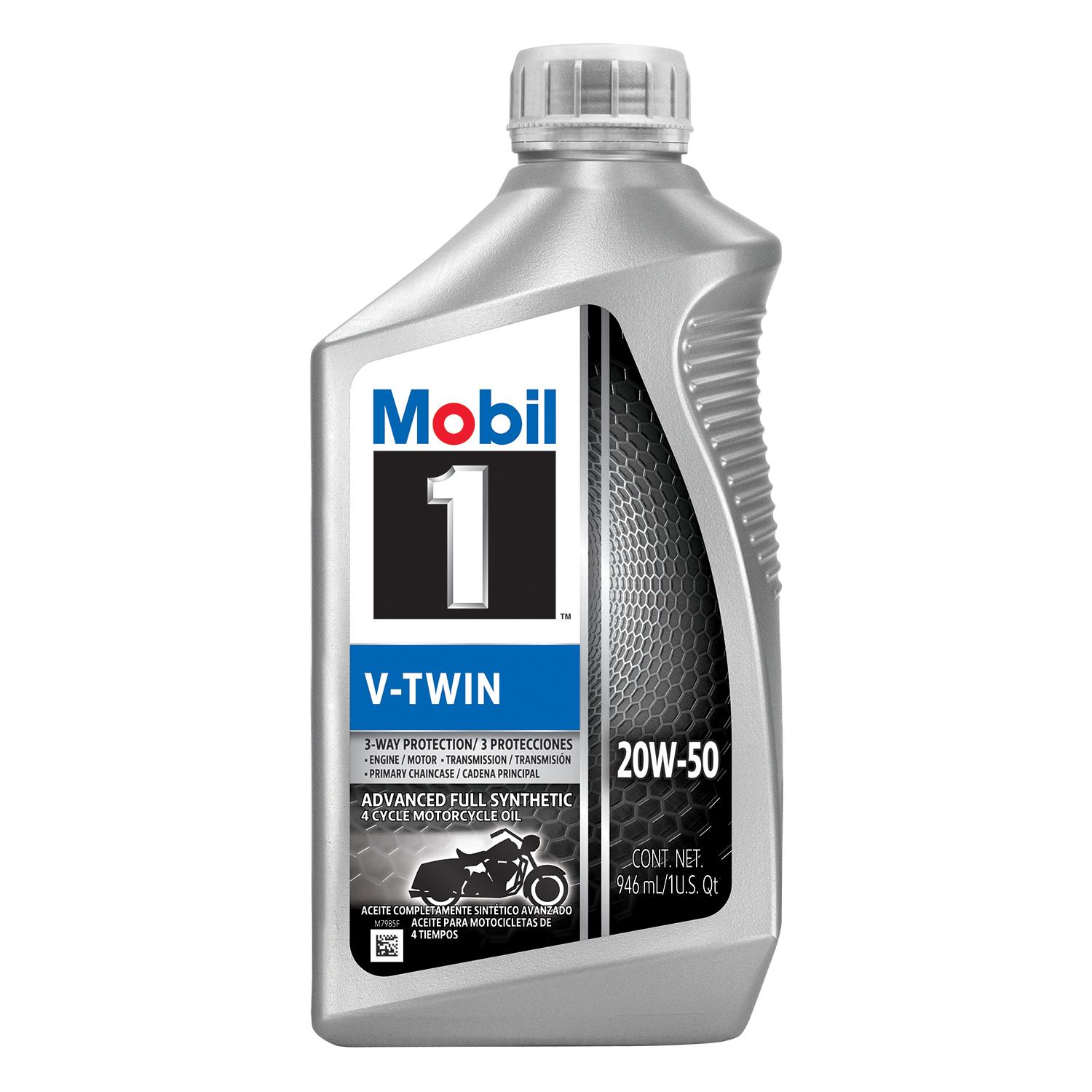 Mobil 1 V-Twin Motorcycle Full Synthetic 20W-50 Motor Oil 1 Quart for Volkswagen Jetta