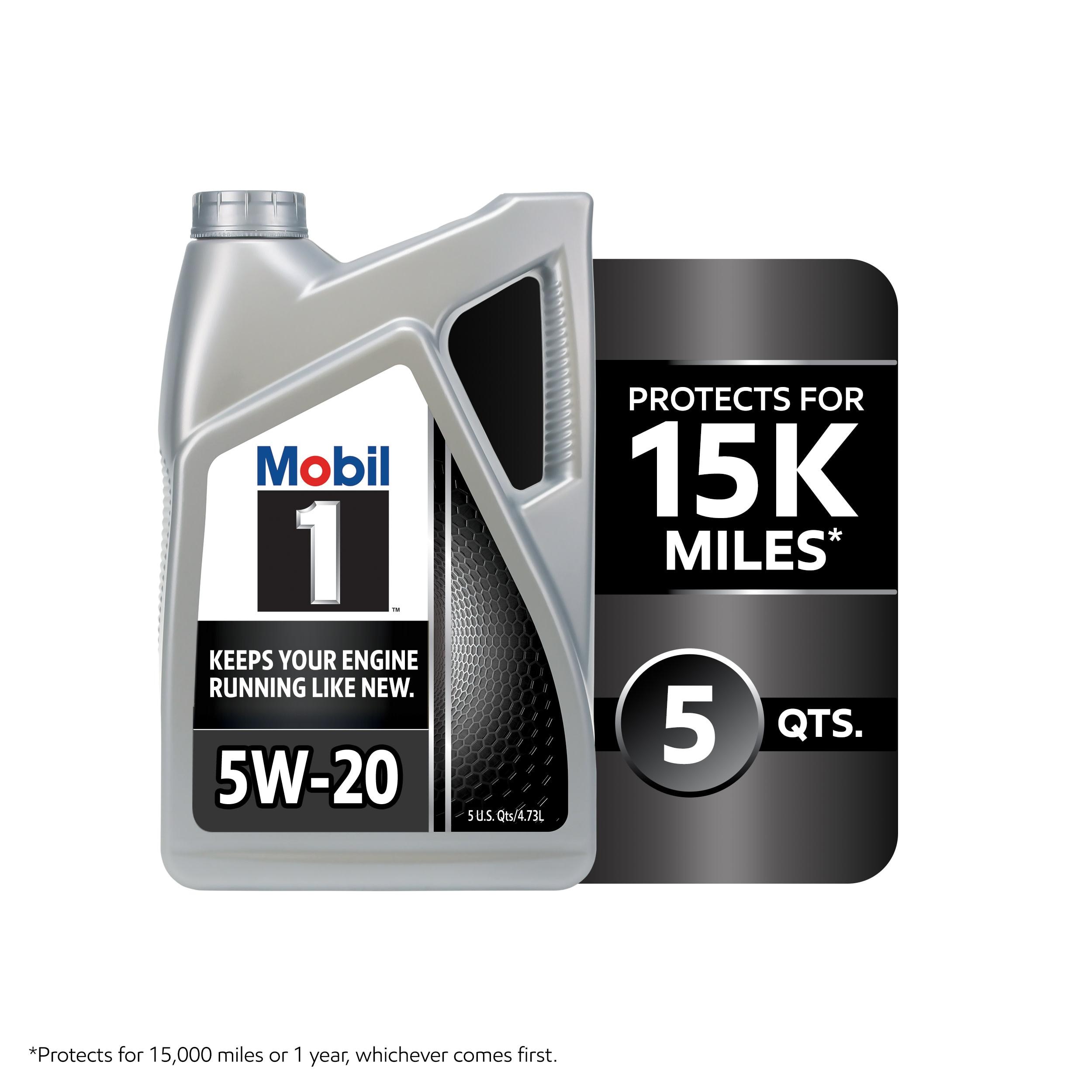 Mobil 1 Advanced Full Synthetic 5W-20 Motor Oil 5 Quart | AutoZone