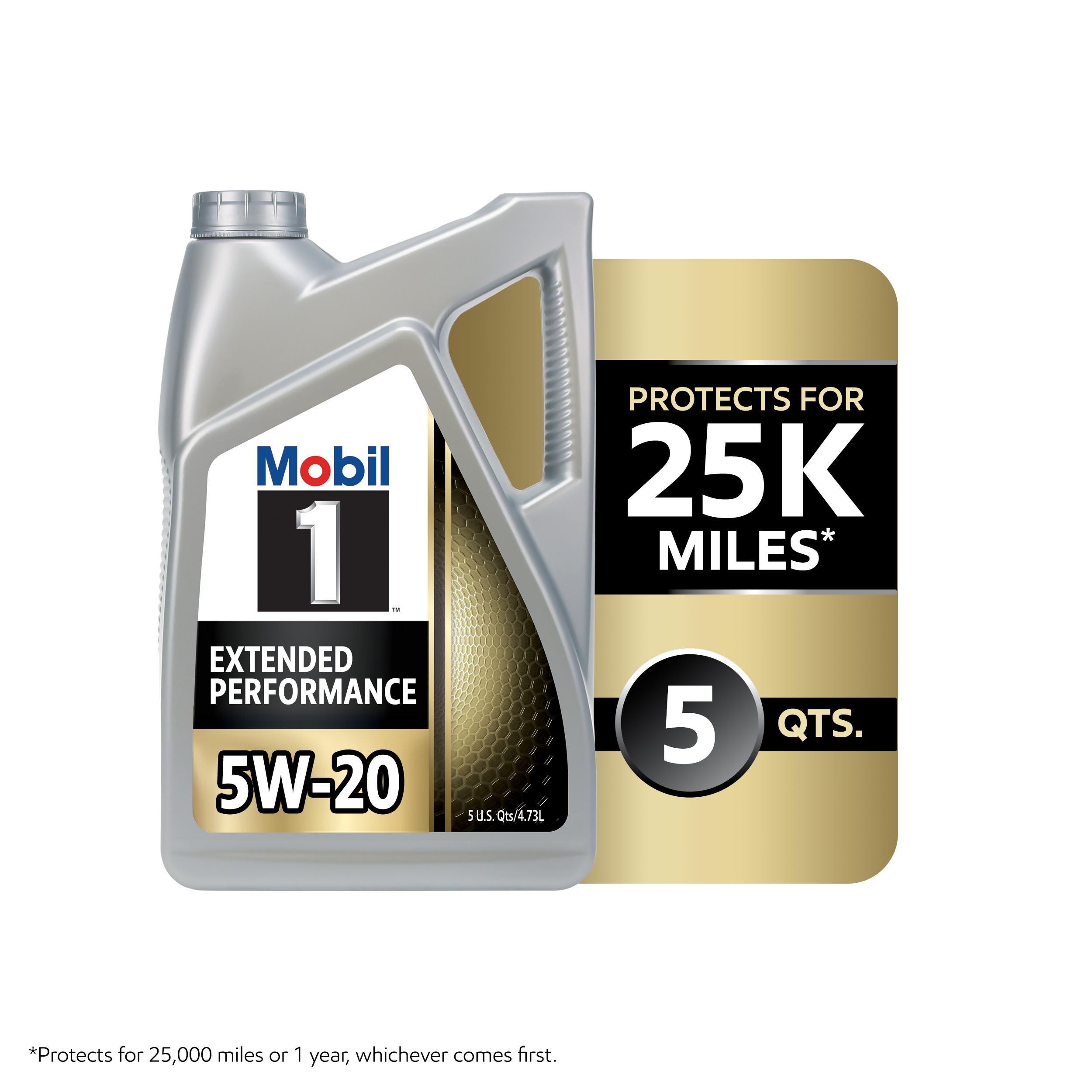 Mobil 1 Extended Performance Full Synthetic 5W-20 Motor Oil 5 Mobil 1 Extended Performance Full Synthetic 5W-20 Motor Oil 5